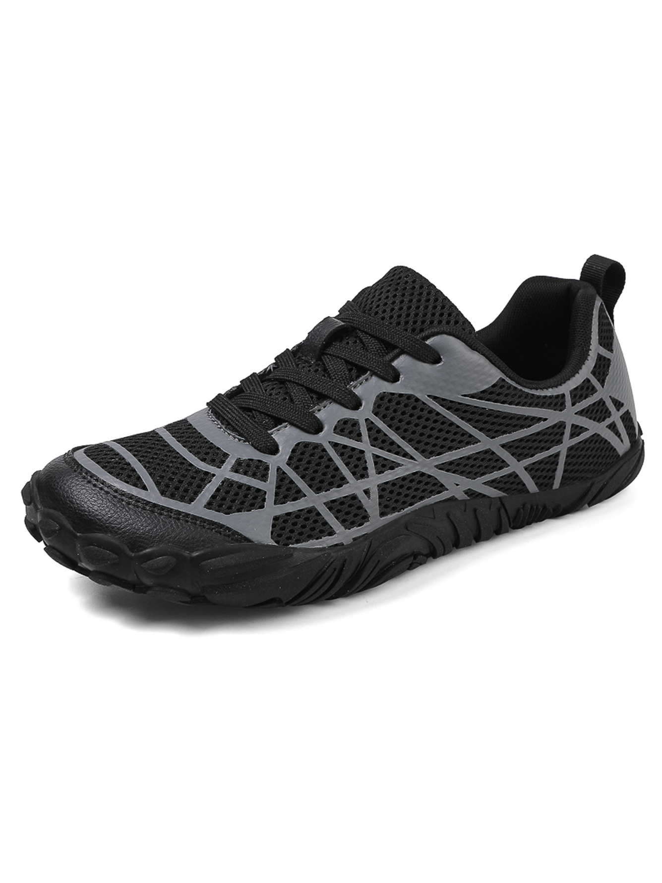 Men Black Mesh Aqua Sneakers