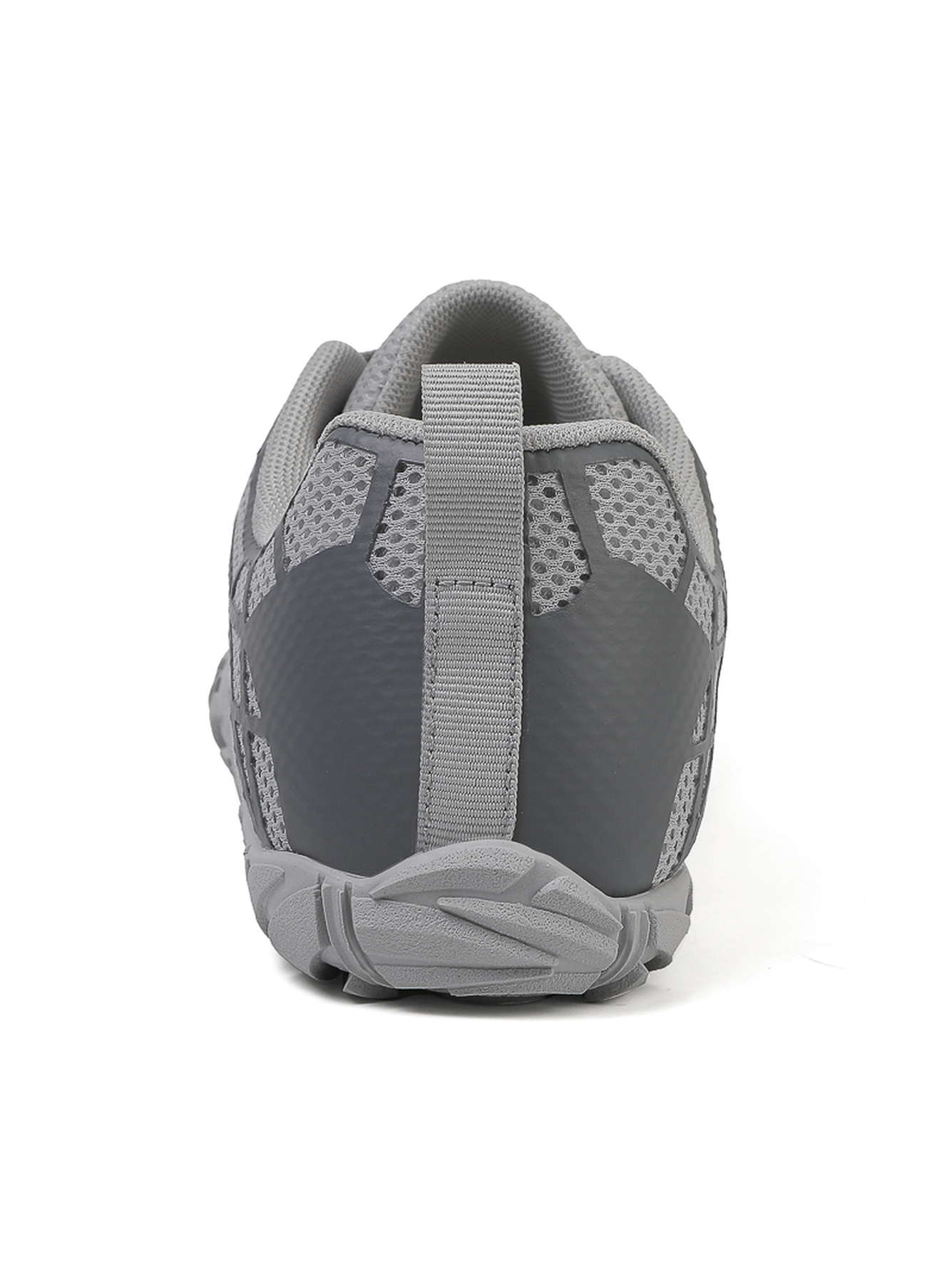 Men Grey Breathable Mesh Sneakers