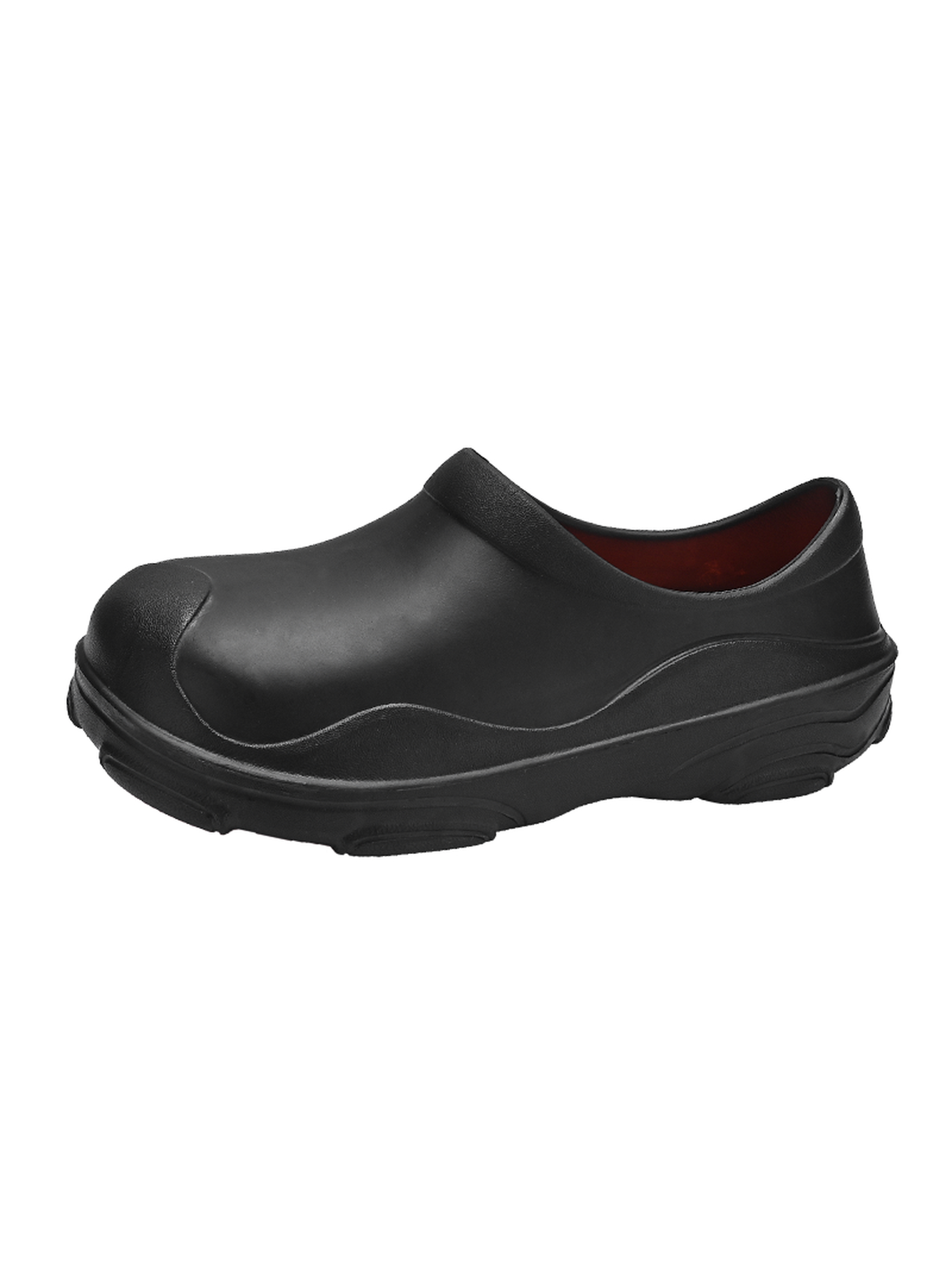 Men Black Casual Comfort Slip-On Clogs