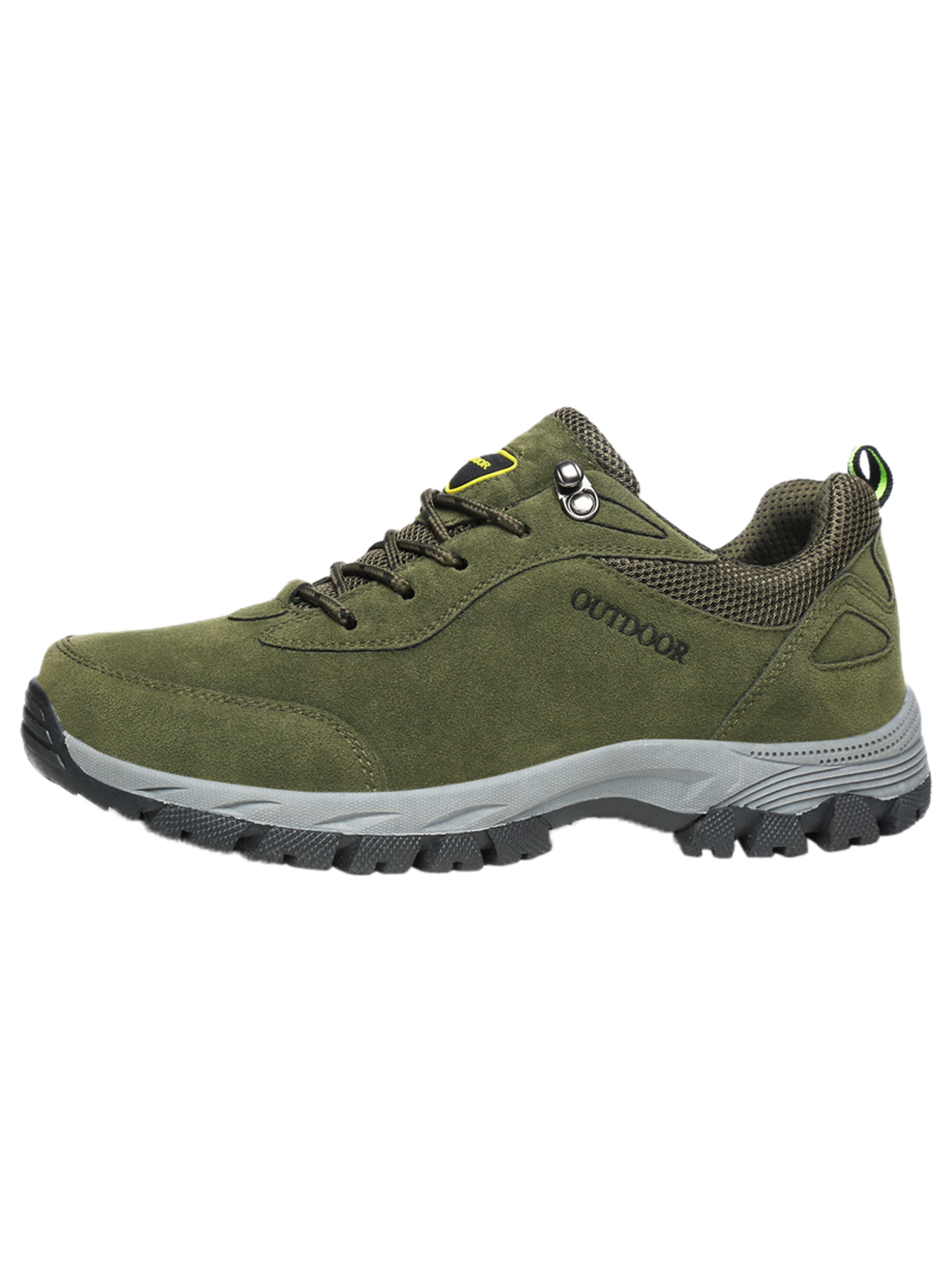 Men Olive Outdoor Casual Sneakers