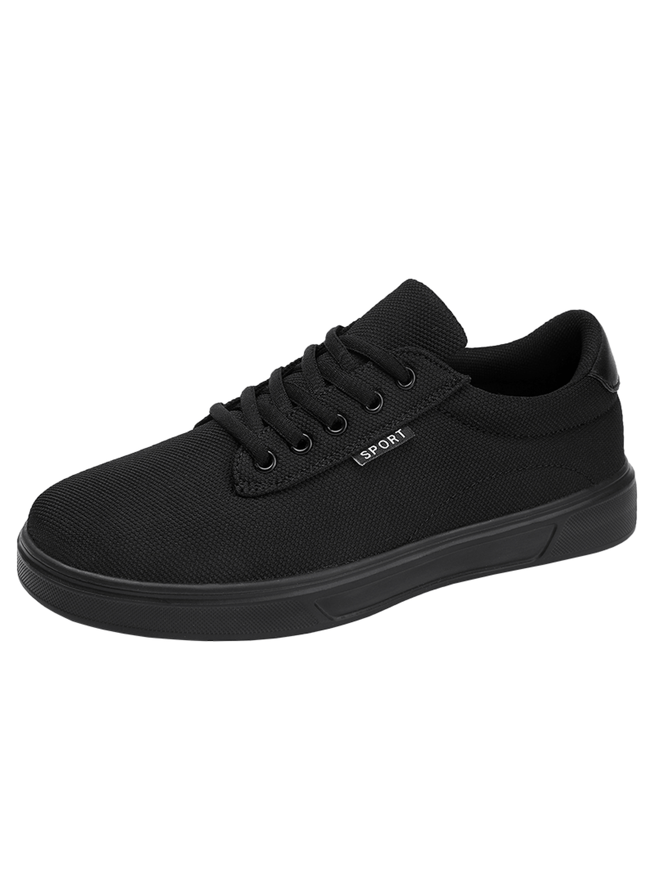 Men Black Casual Sneakers