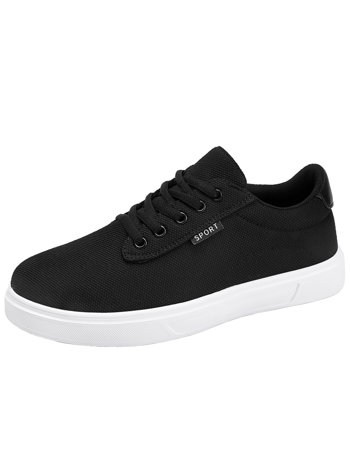 Men Black Casual Sneakers