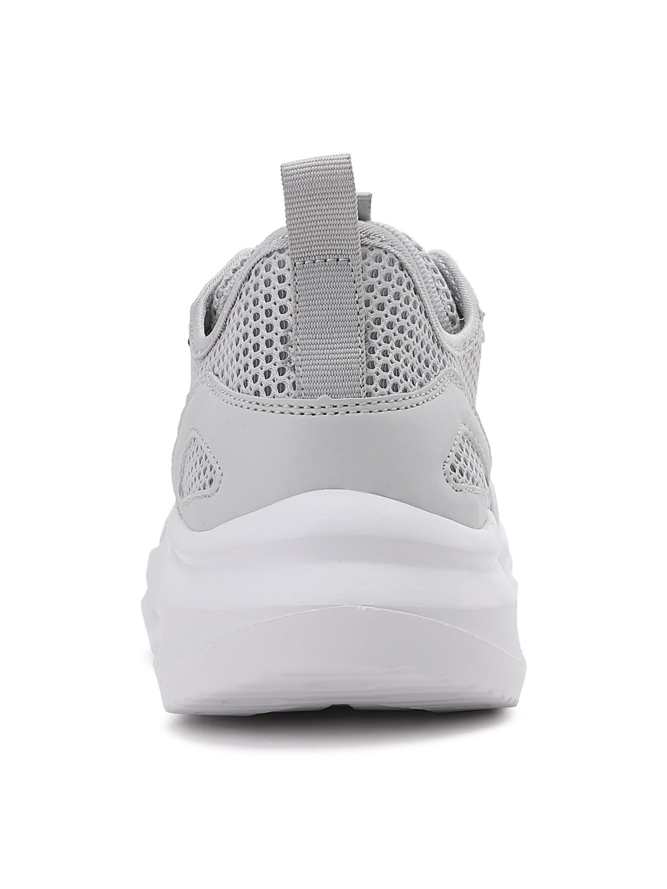 Men Grey Mesh Sport Sneakers