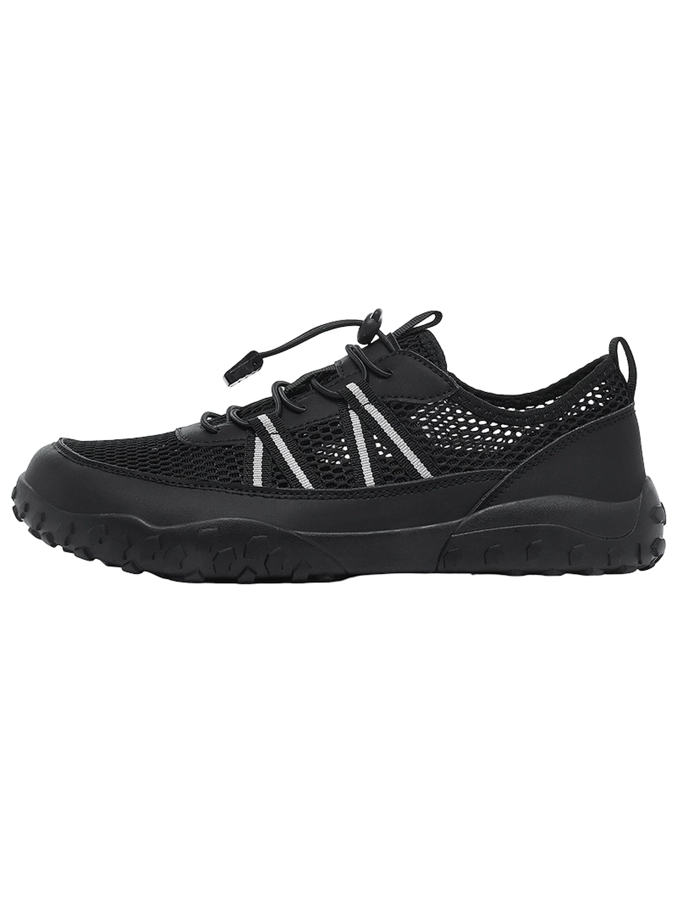 Men Black Mesh Water Sneakers