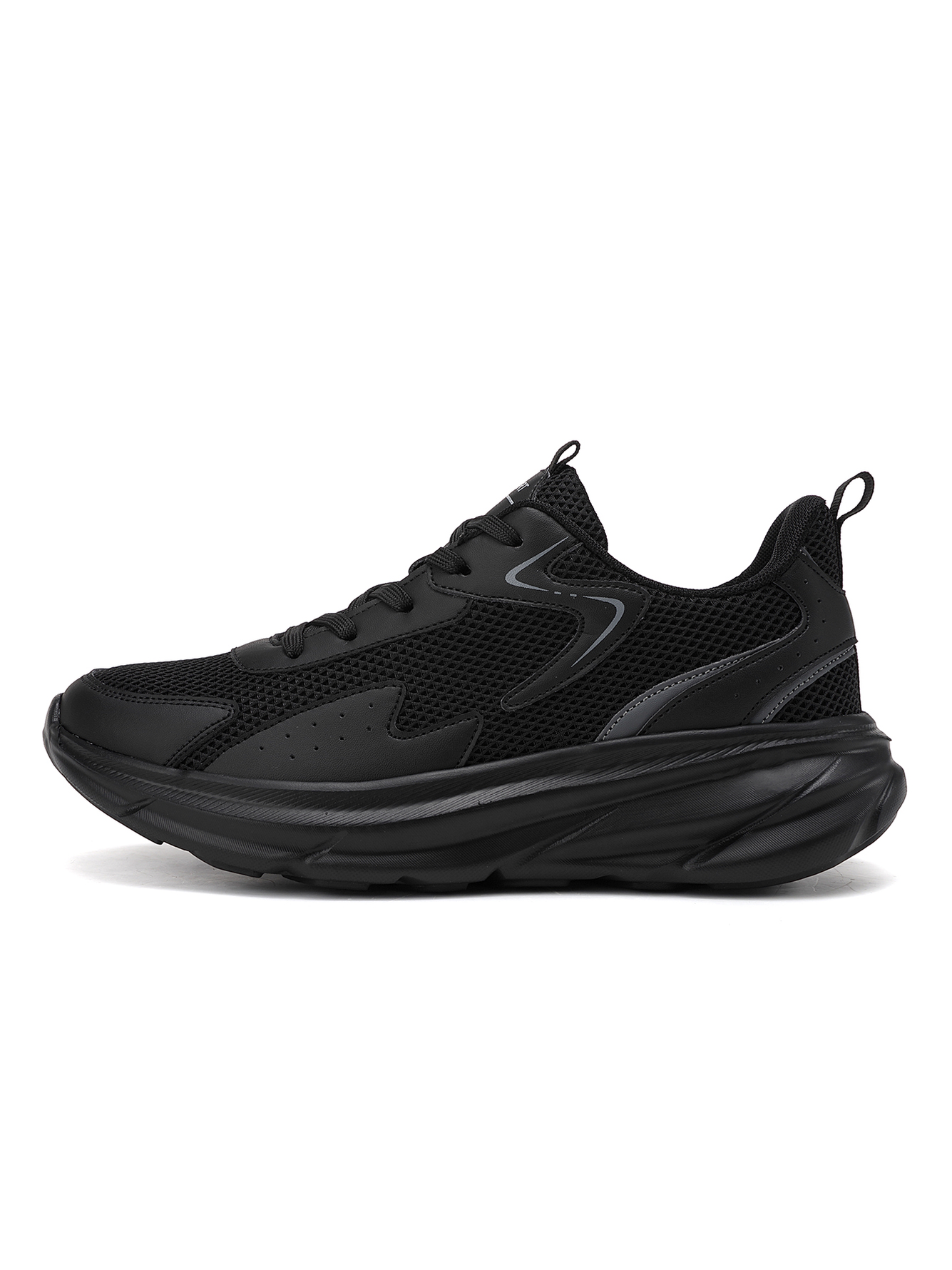 Men Black Sports Sneakers
