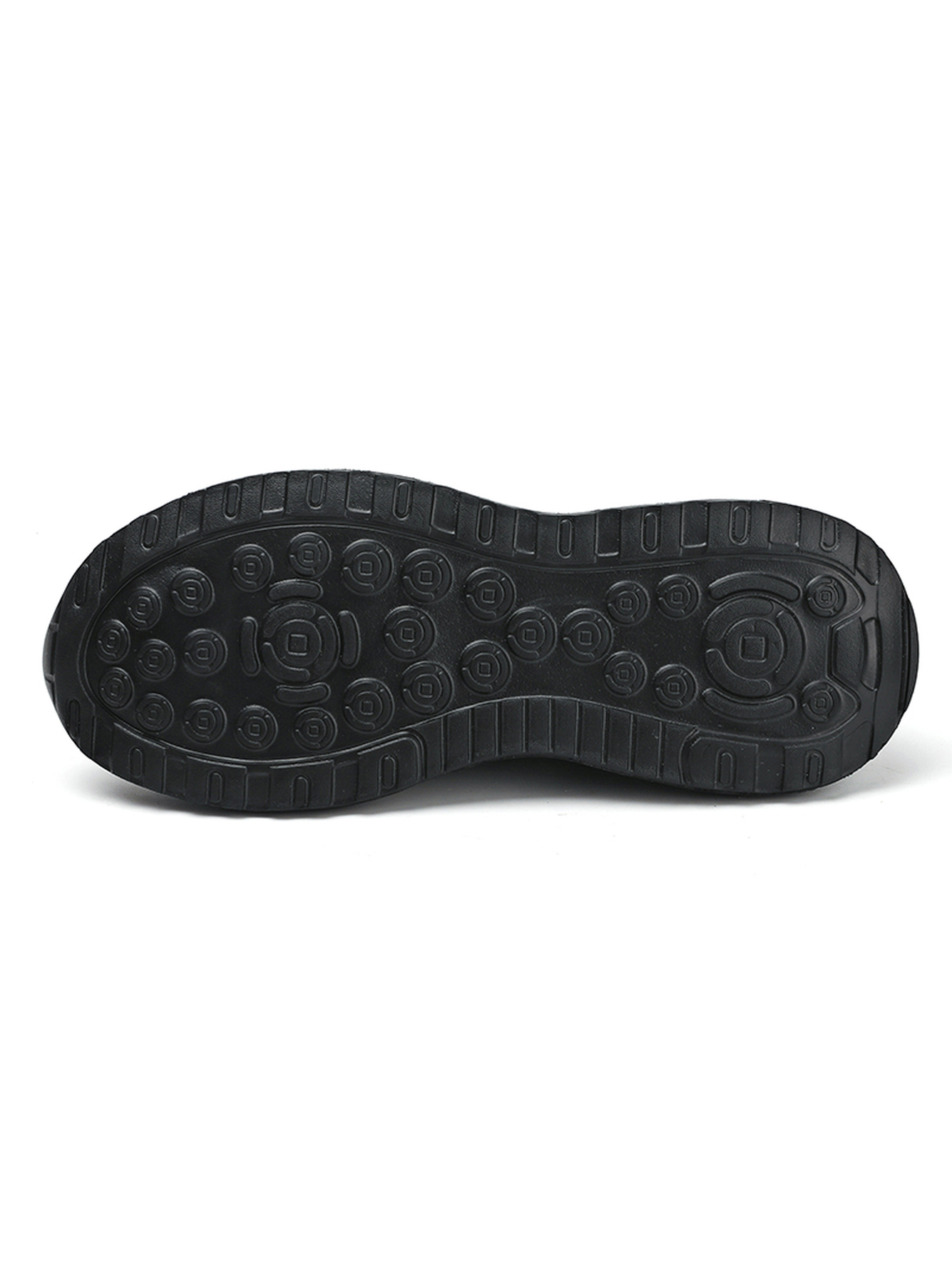 Men Black Slip-On Sports Sneakers