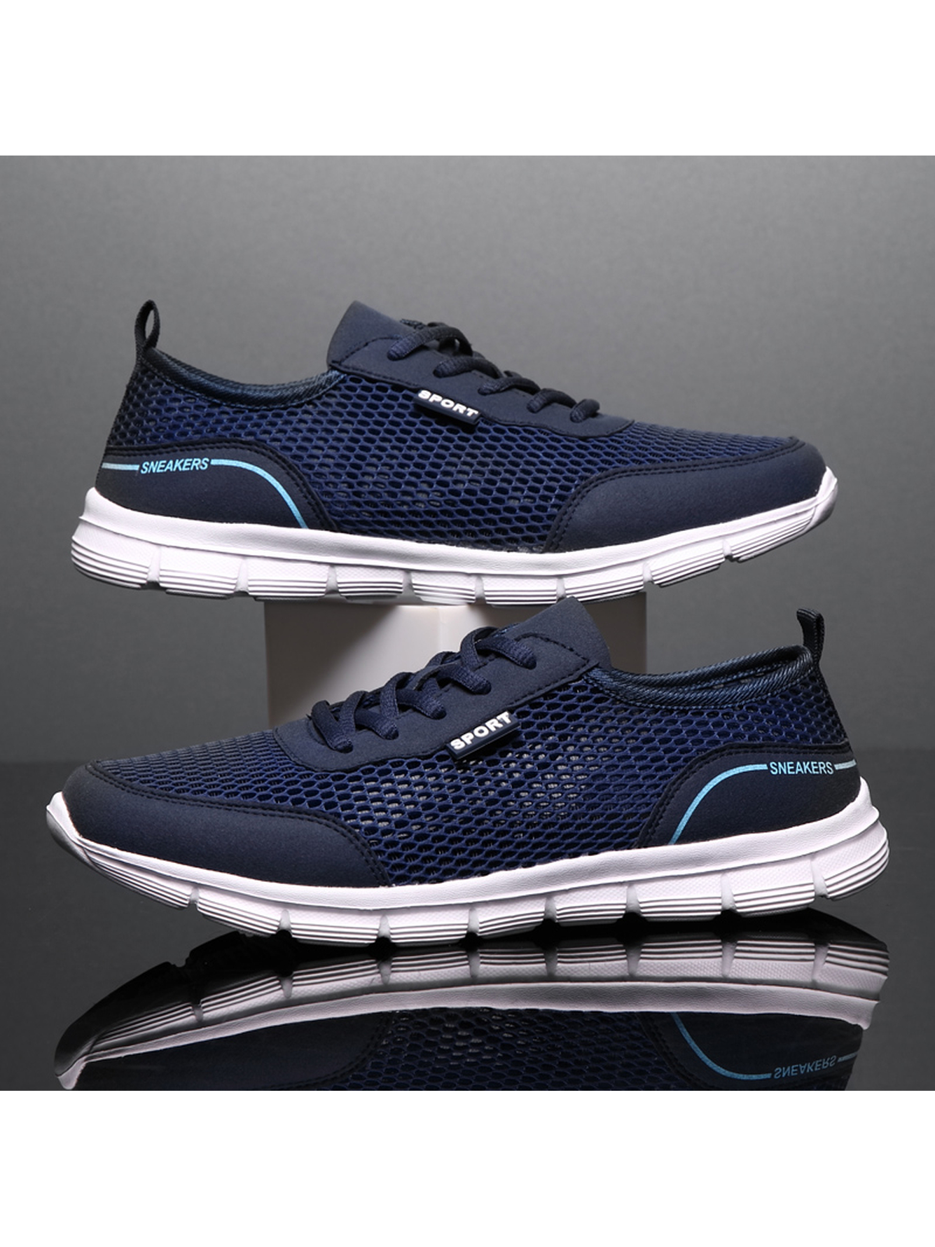 Men Breathable Mesh Sports Shoes