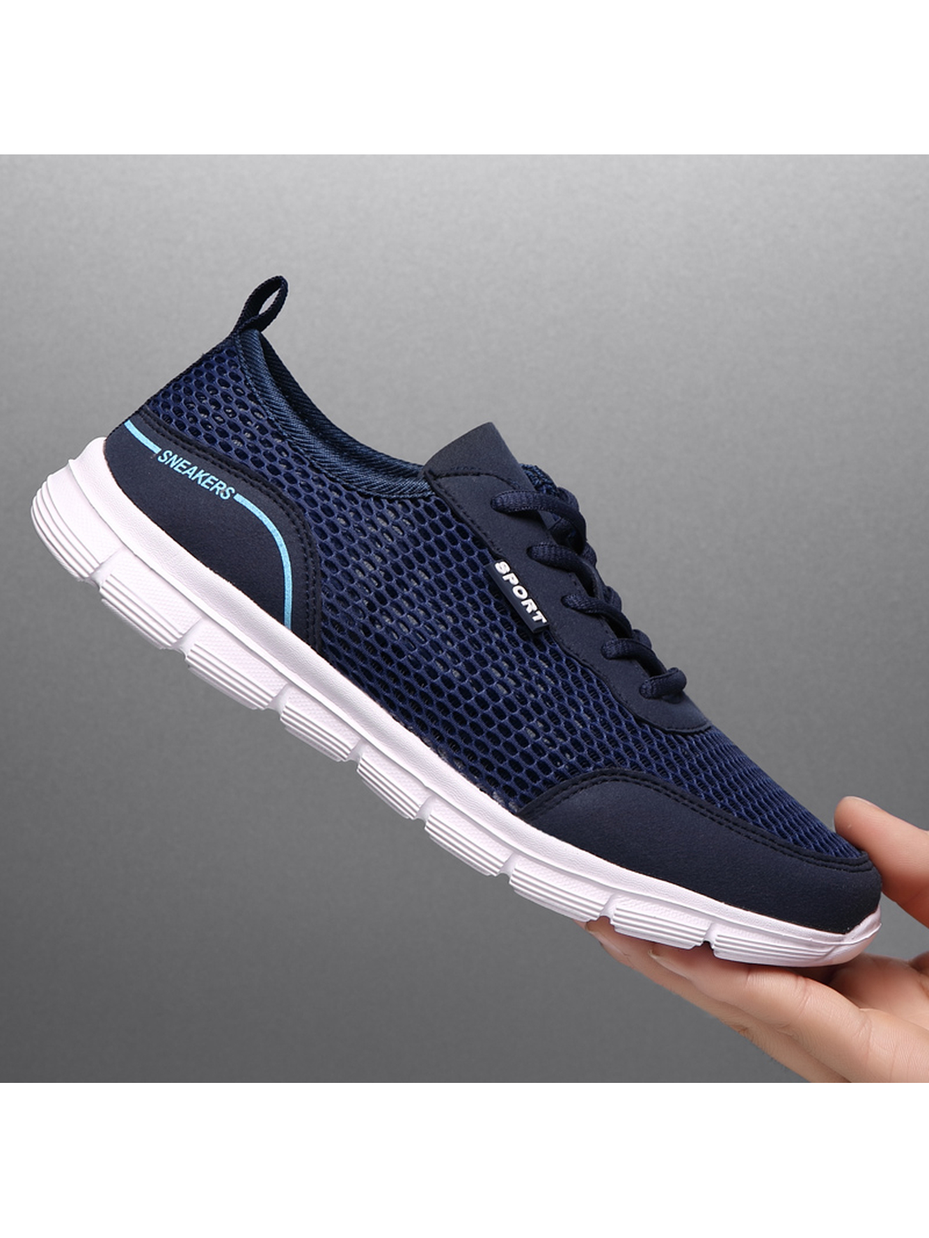 Men Breathable Mesh Sports Shoes