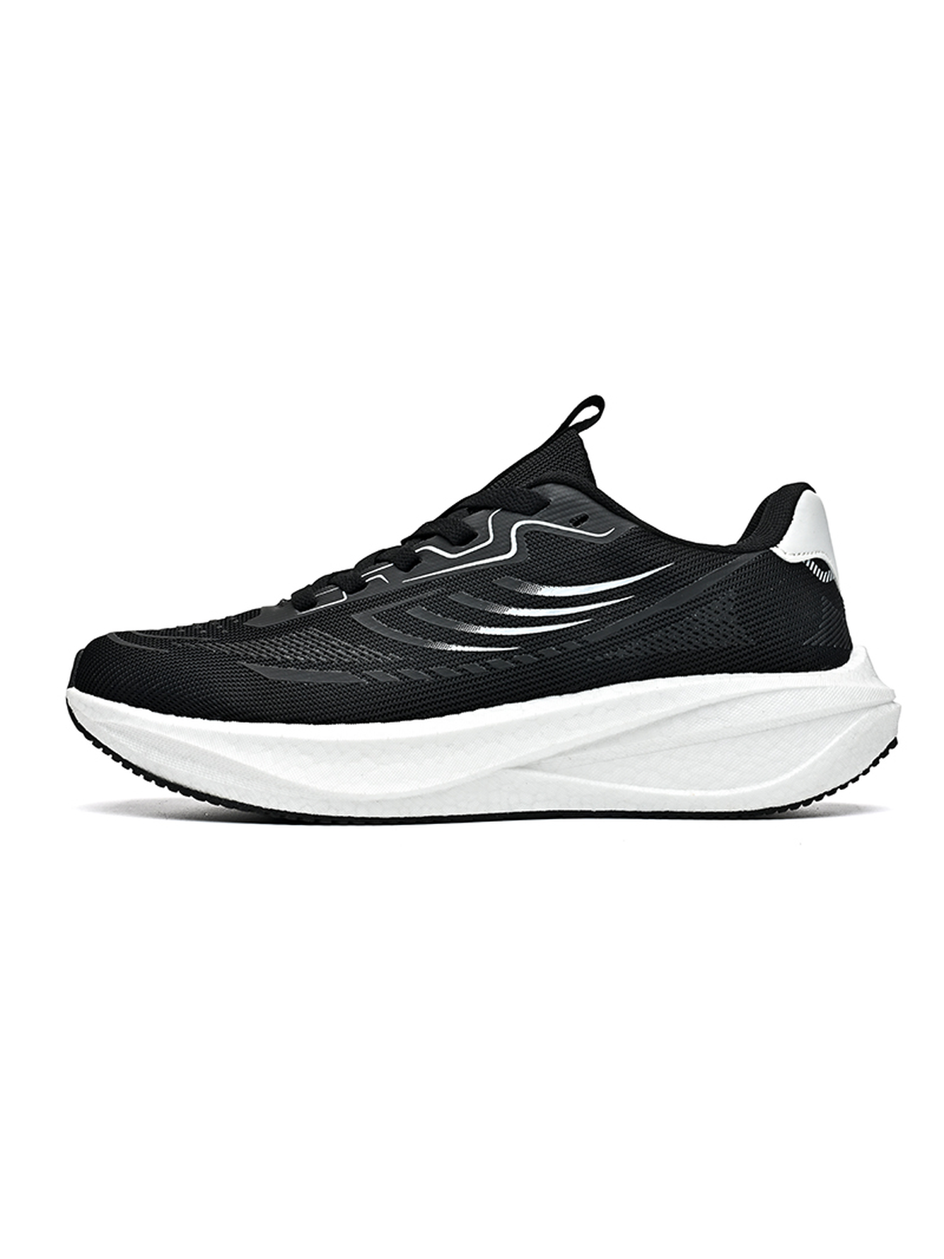 Men Black Lightweight Running Shoes