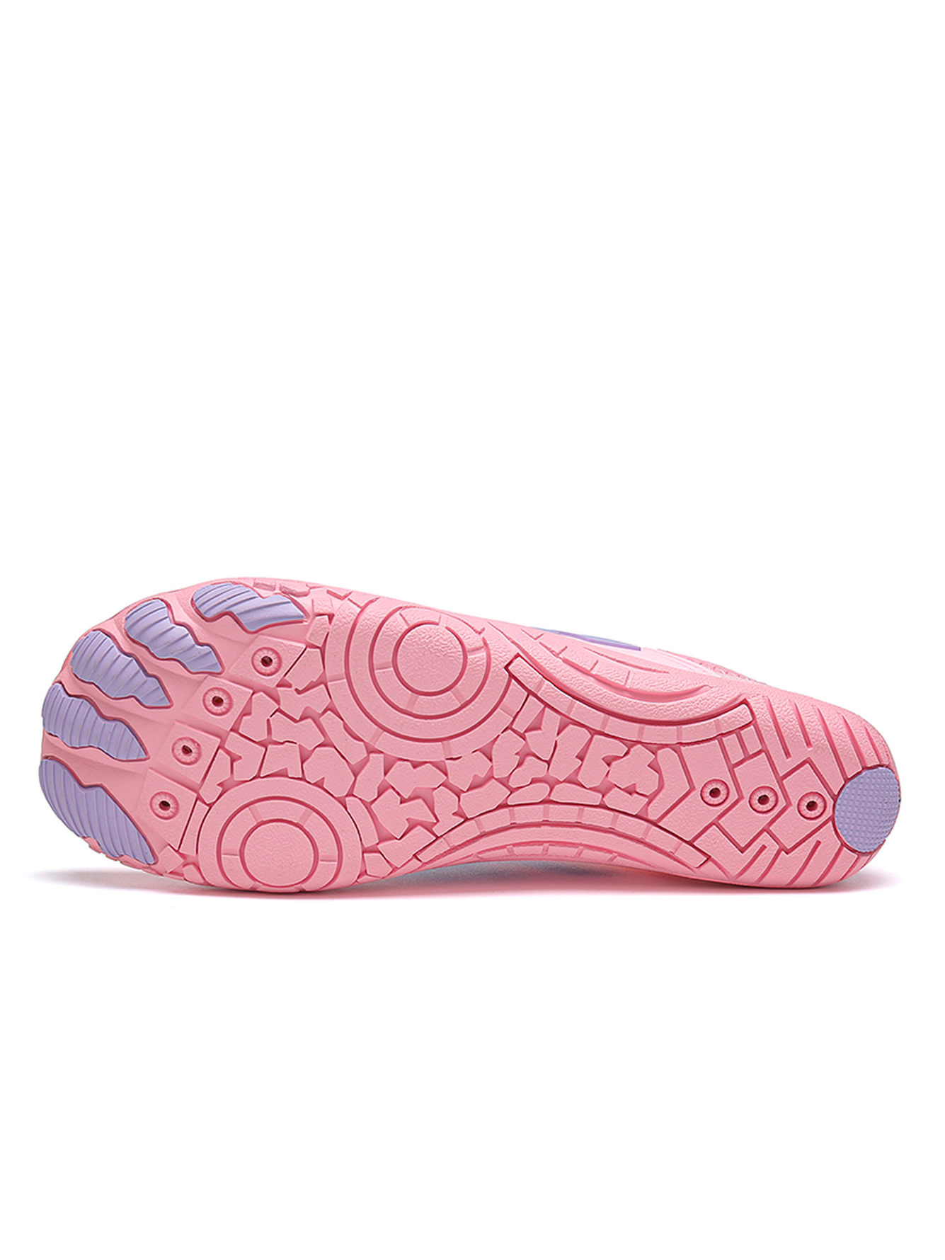 Pink PU Lace-Up Sports Sneakers
