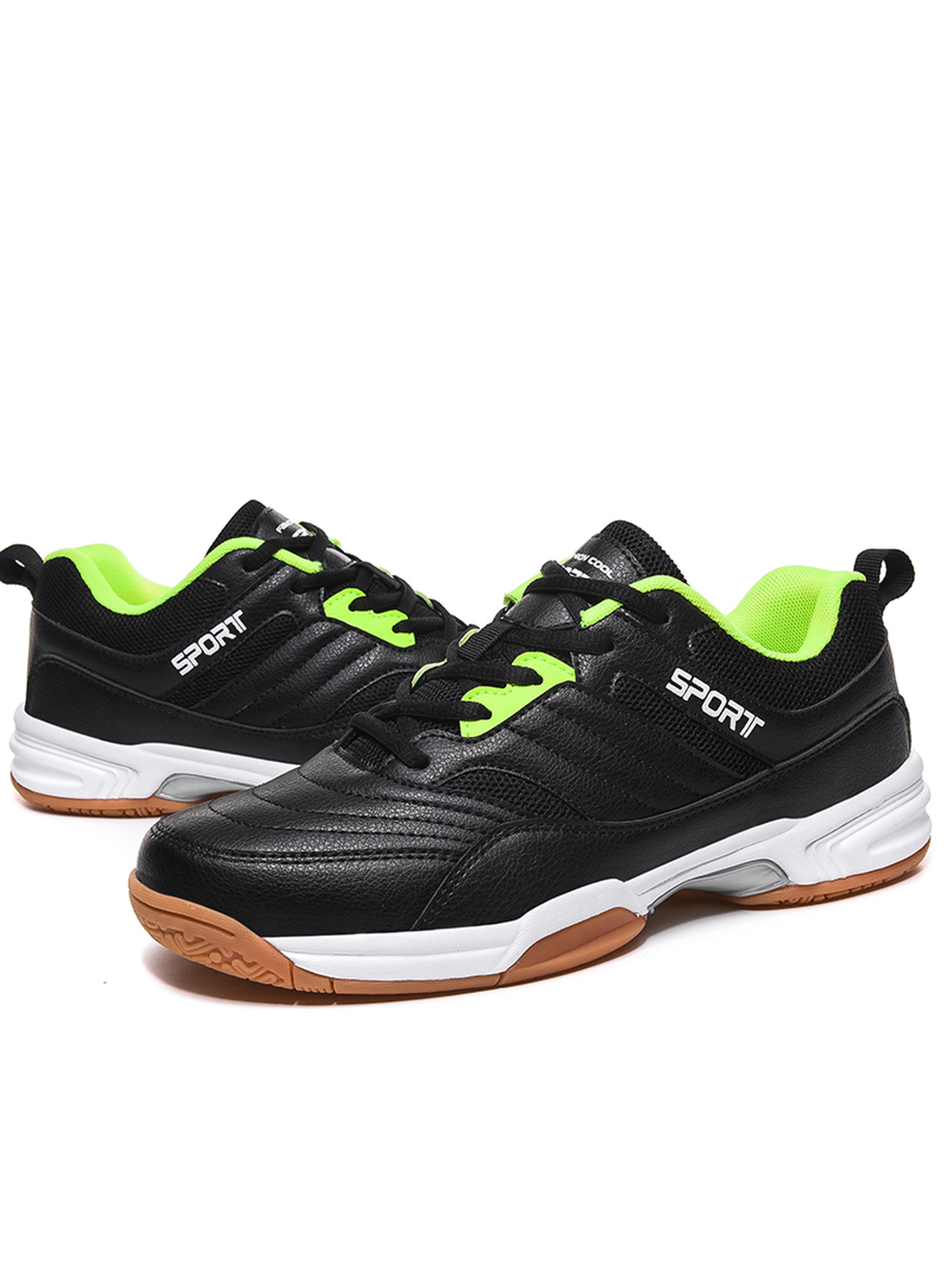 Men Black Sports Sneakers