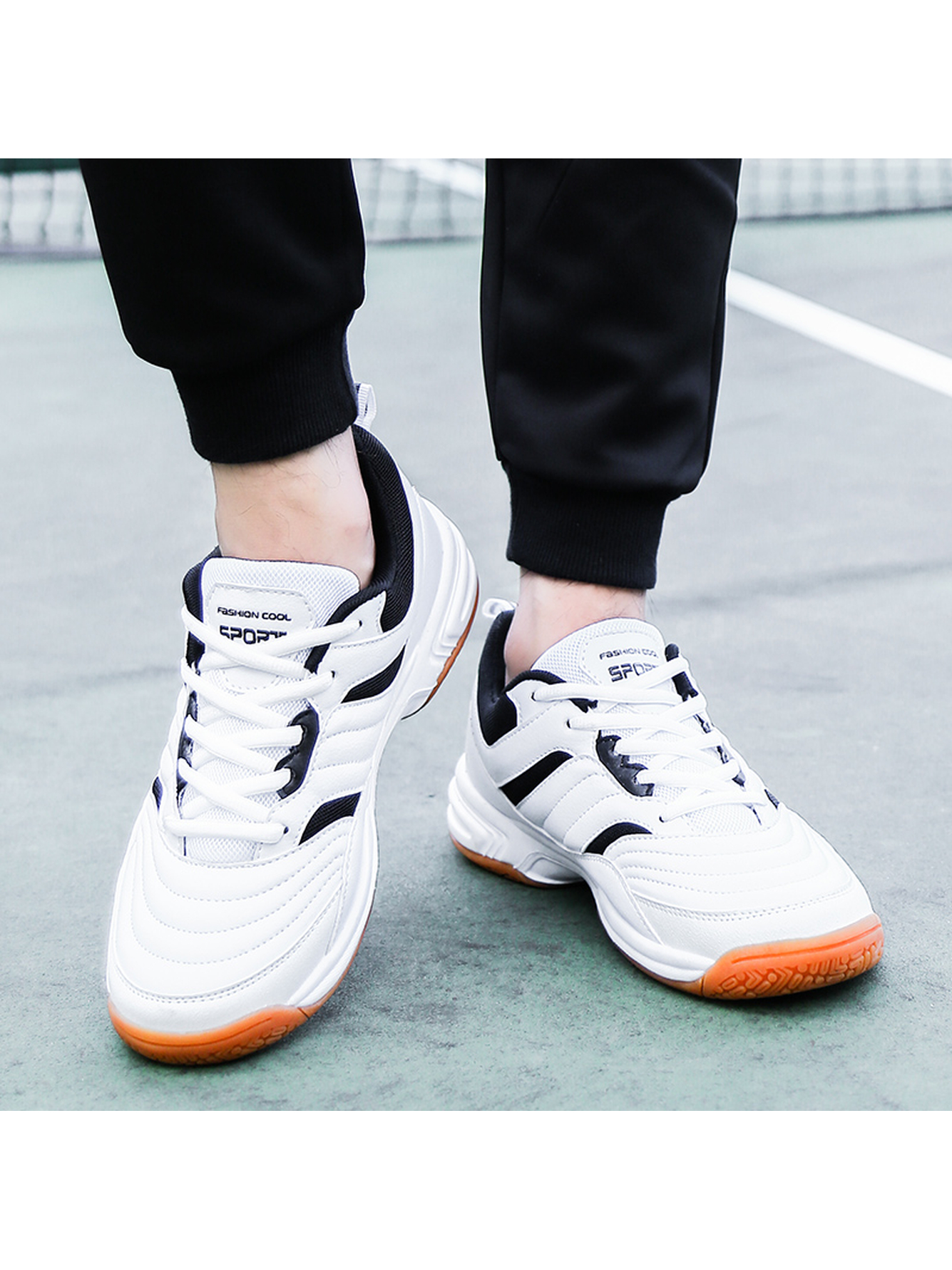 Men White Sports Sneakers