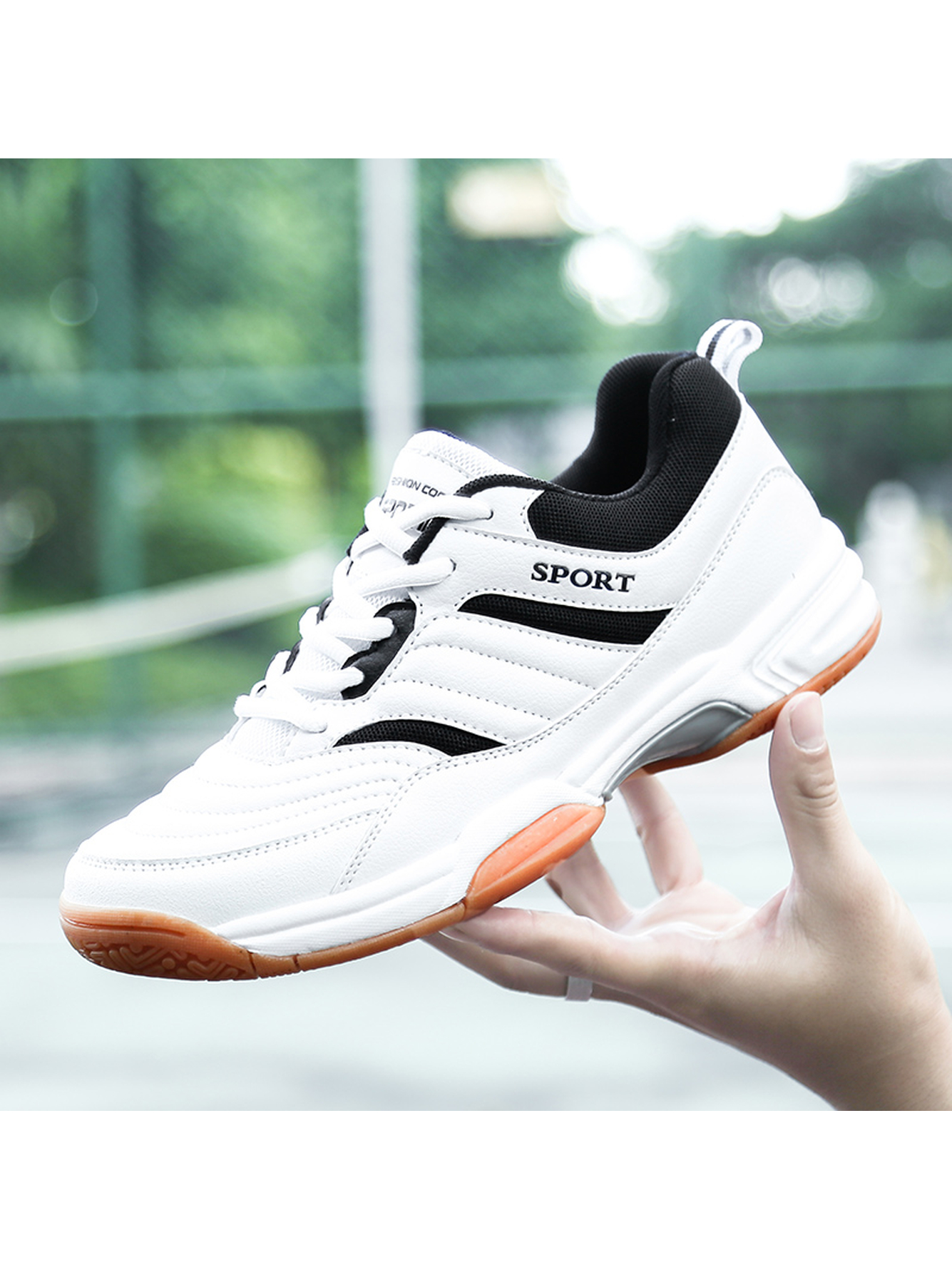 Men White Sports Sneakers