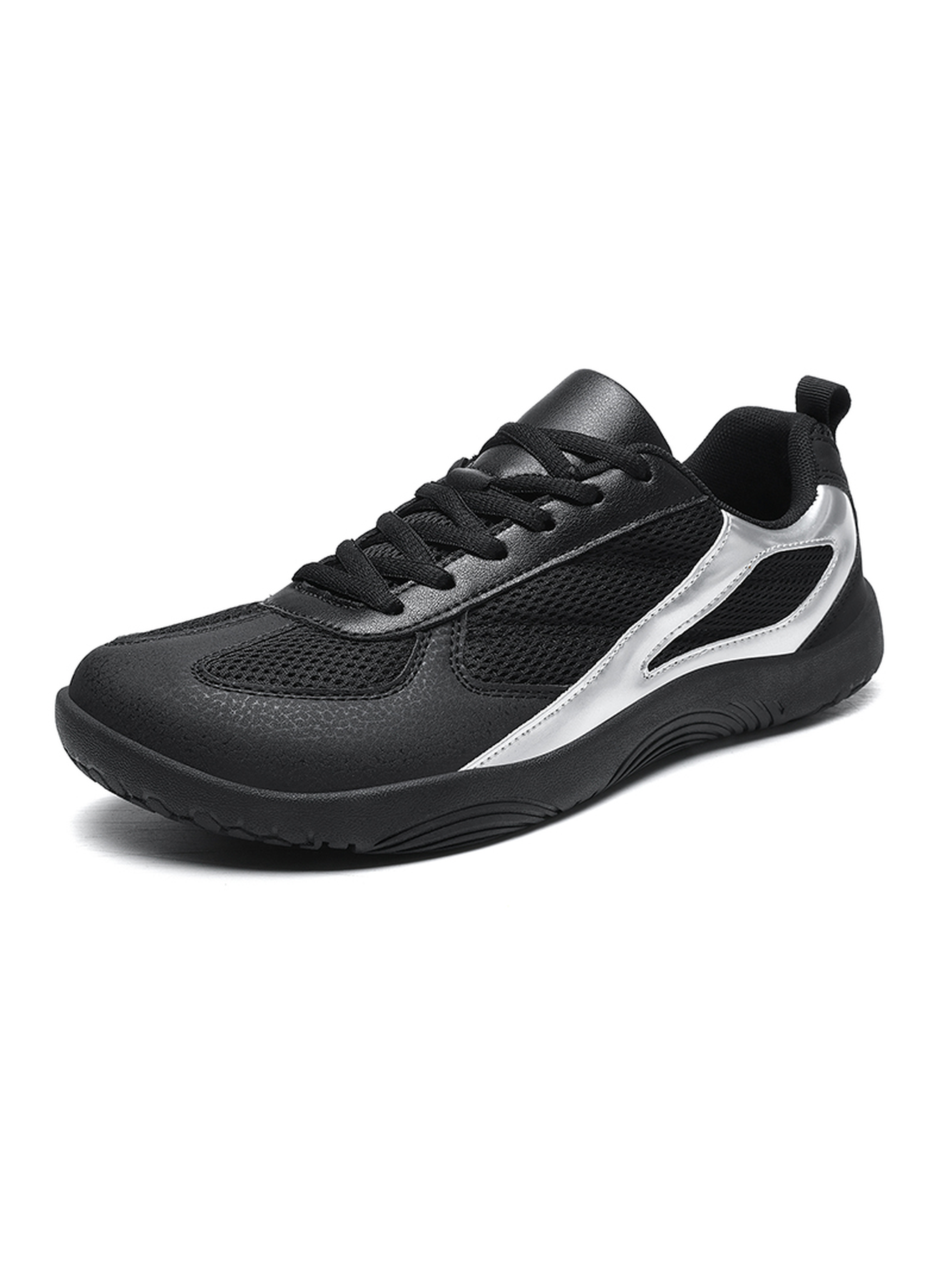 Silver Accent Sports Sneakers