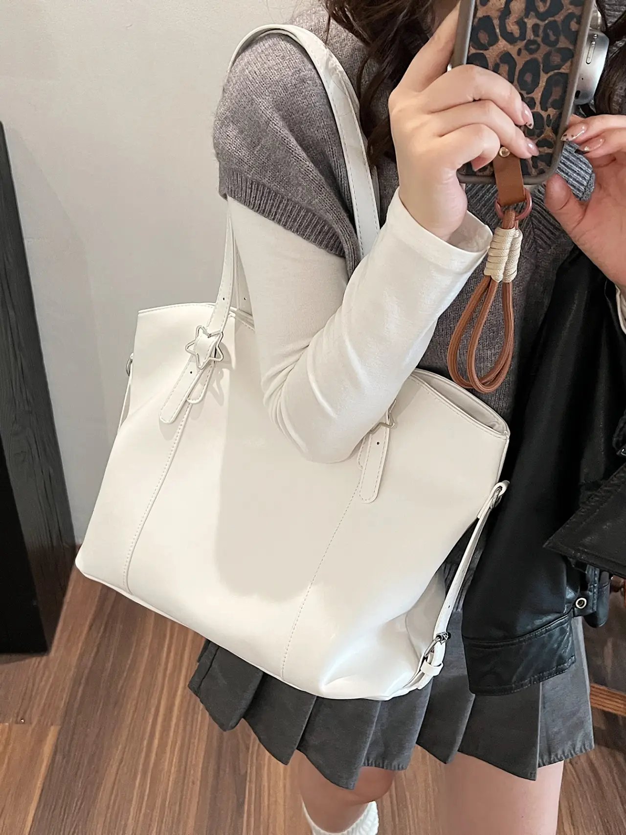 Off-White Star Accent Shoulder Bag