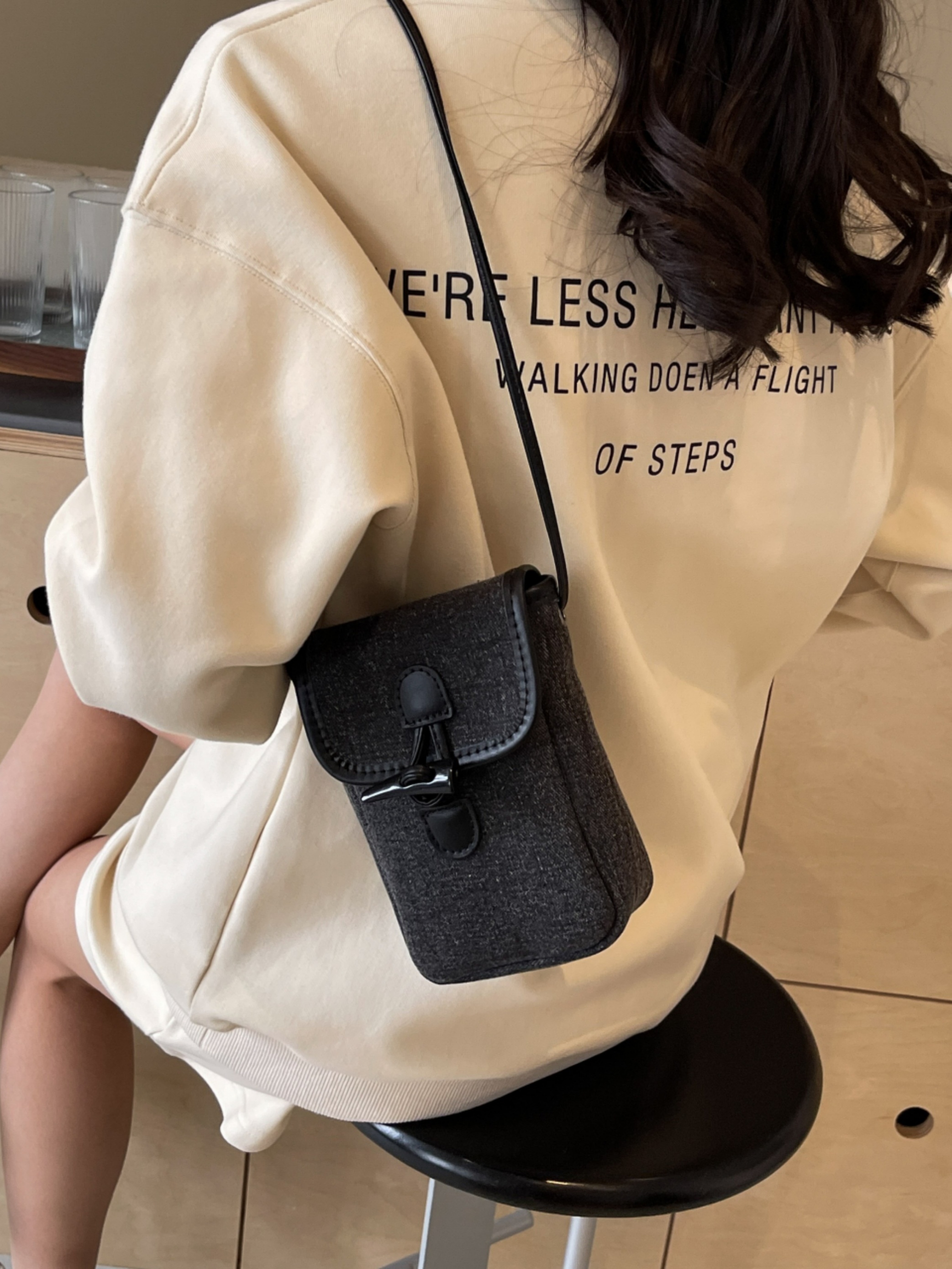 Black Crossbody Mini Bag