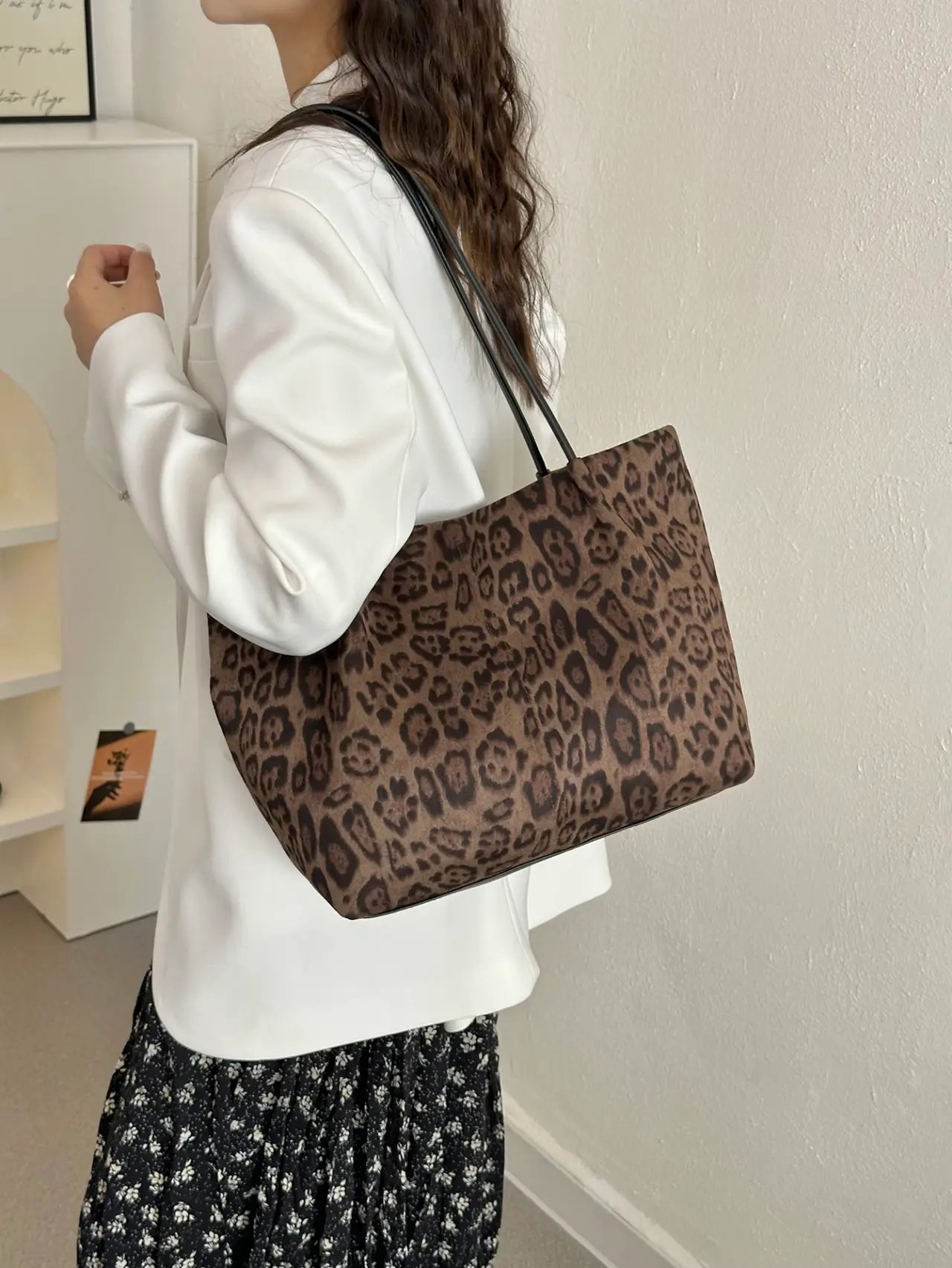 Leopard Print Shoulder Bag