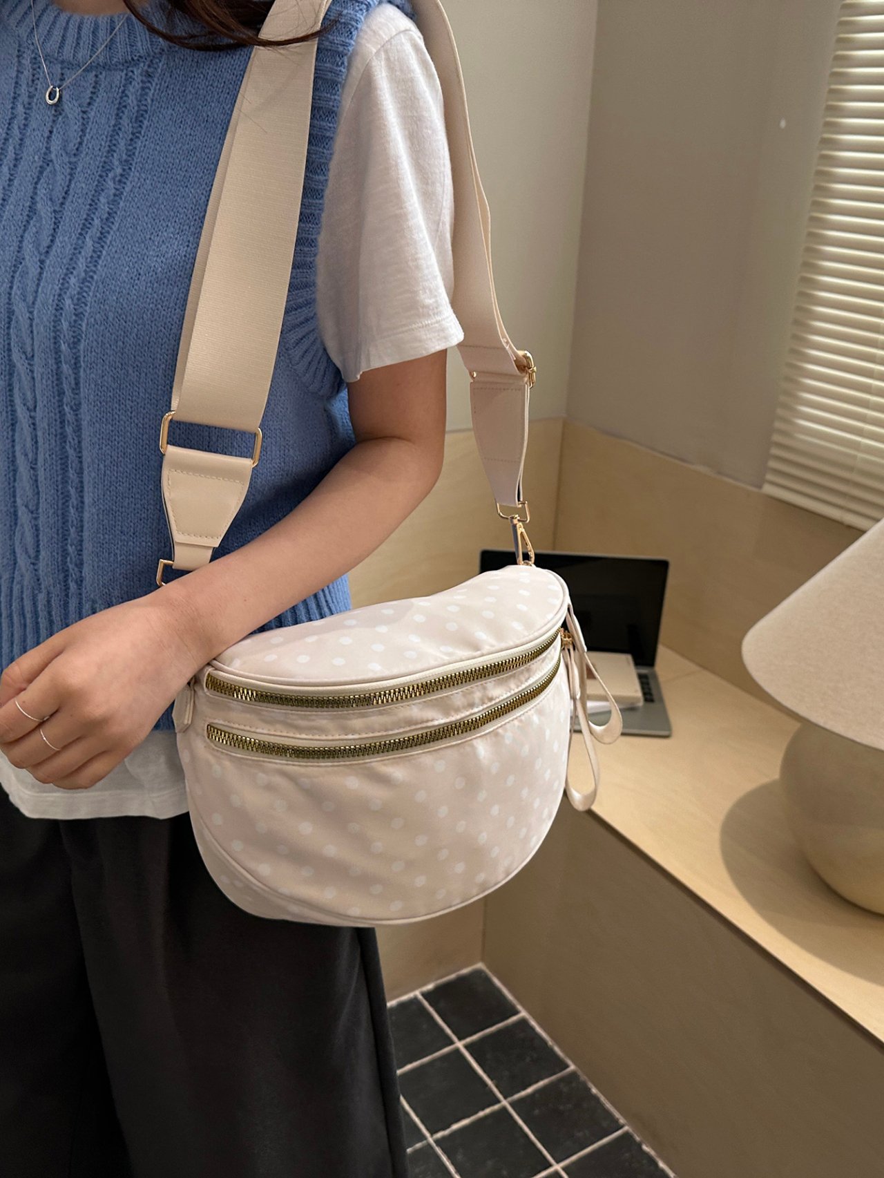 Polka Dot Crossbody Bag