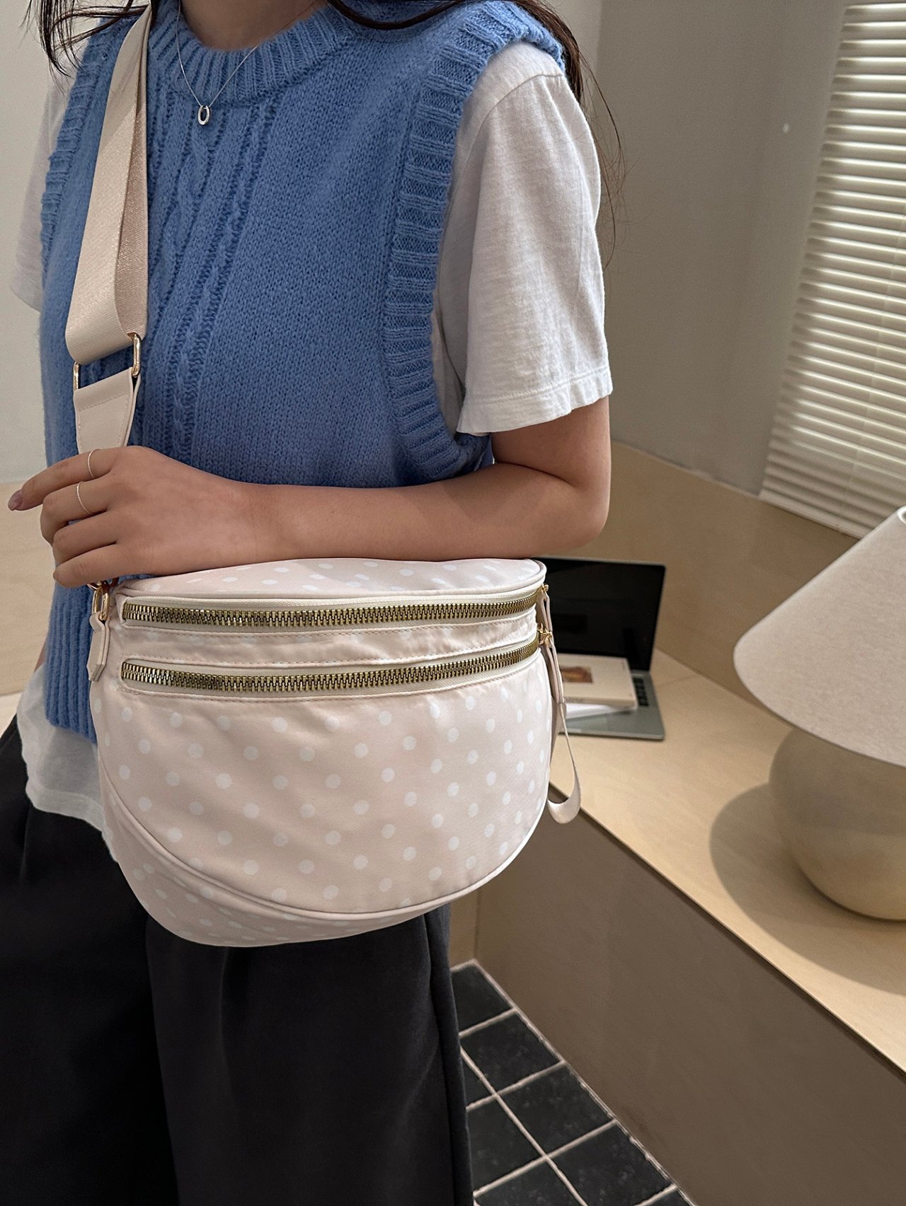 Polka Dot Crossbody Bag