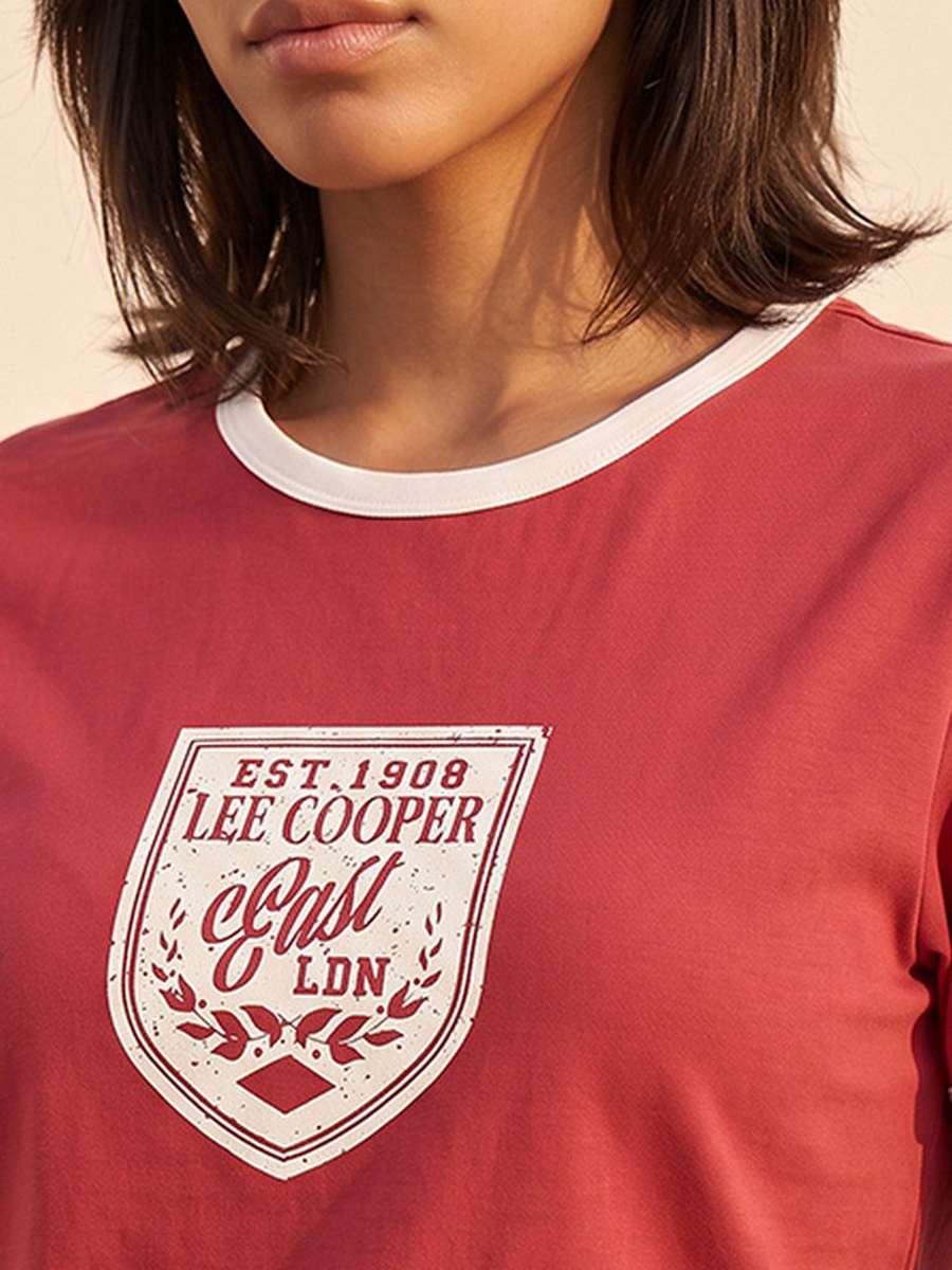 Relaxed Fit Cotton T-Shirt with Logo Print