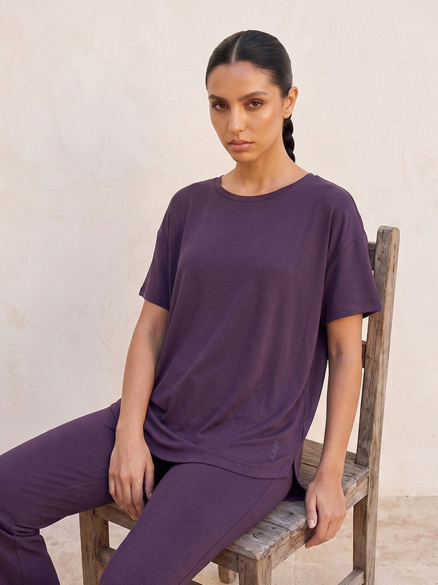 2 Way Stretch Boxy T-Shirt