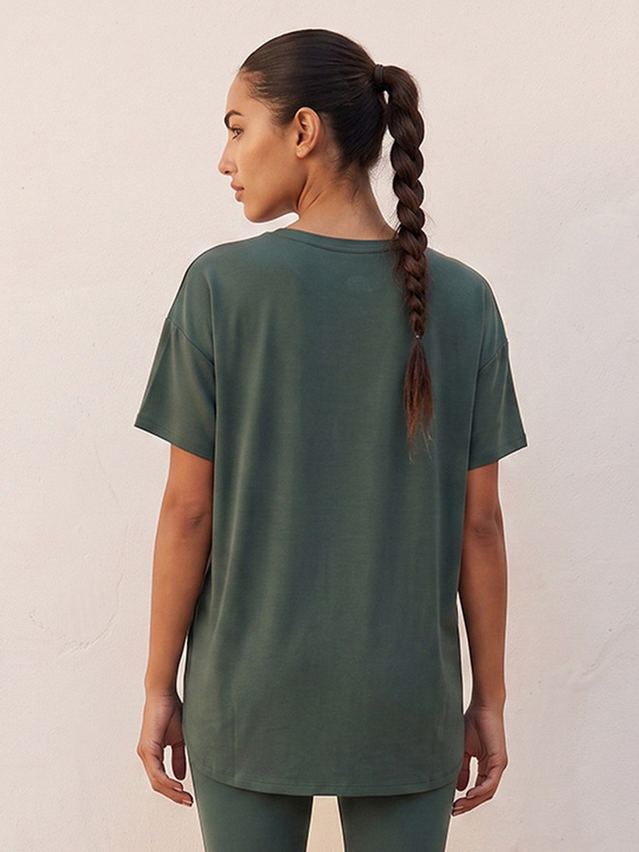 2 Way Stretch Boxy T-Shirt