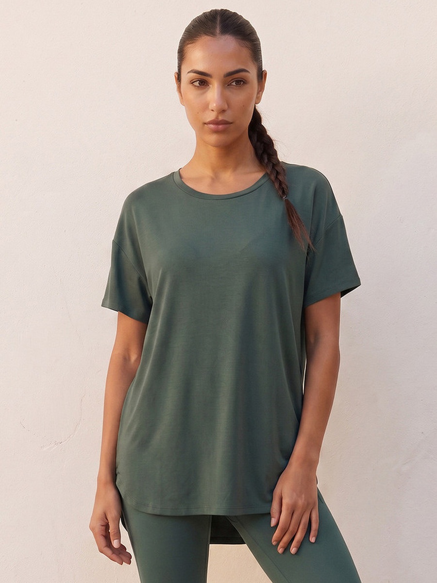 2 Way Stretch Boxy T-Shirt