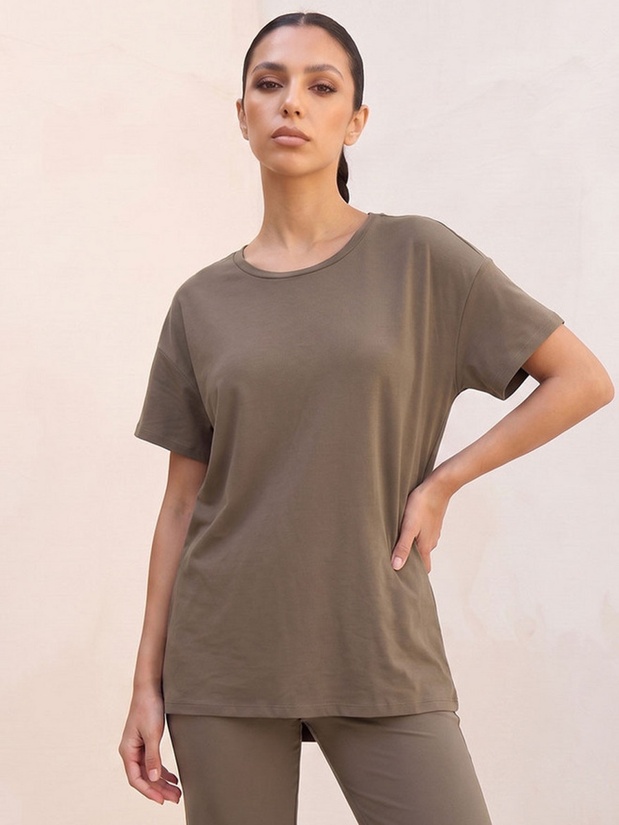 2 Way Stretch Boxy T-Shirt