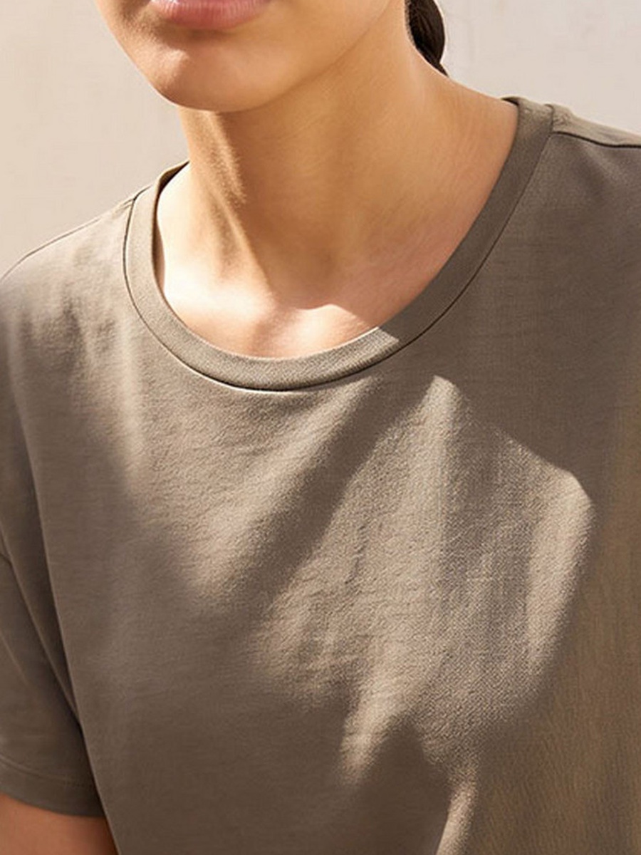 2 Way Stretch Boxy T-Shirt