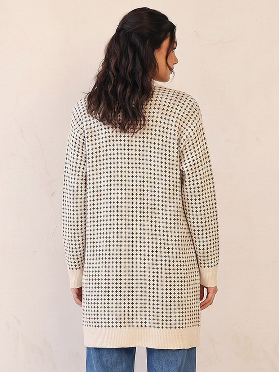 Longline Textured Cardigan
