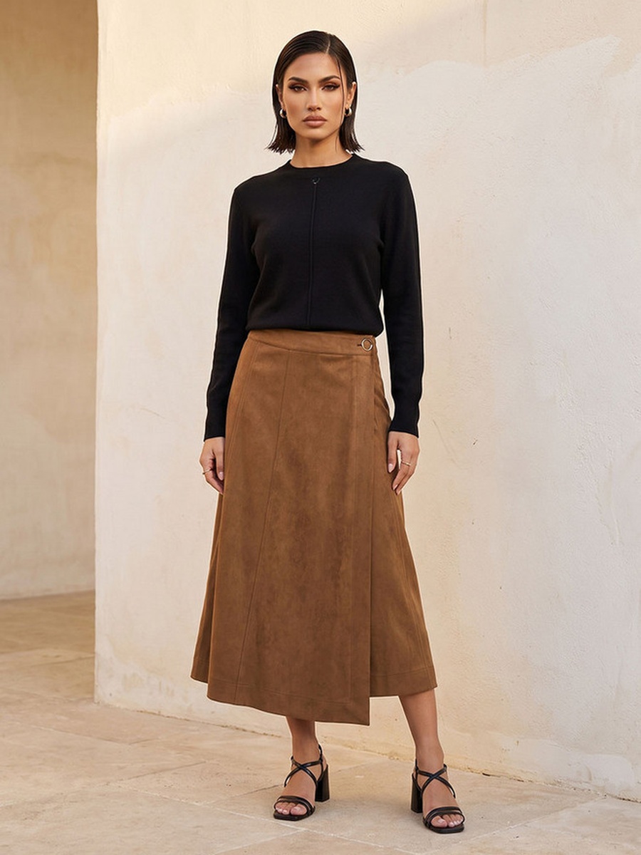 Textured Crew Neck Sweater
