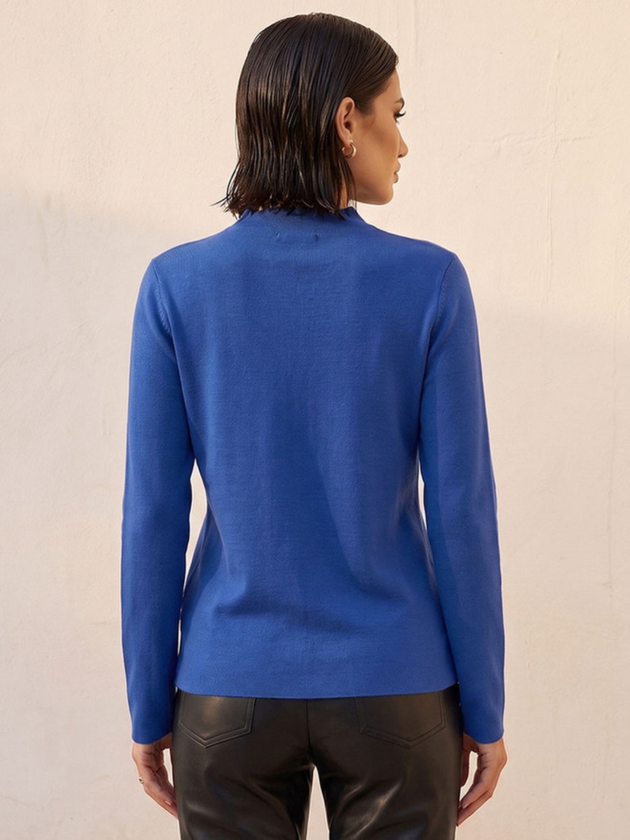 Textured Crew Neck Sweater