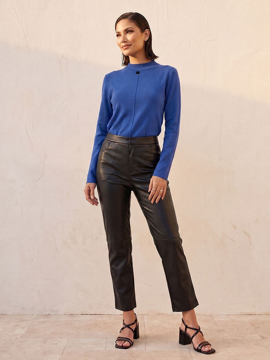 Textured Crew Neck Sweater
