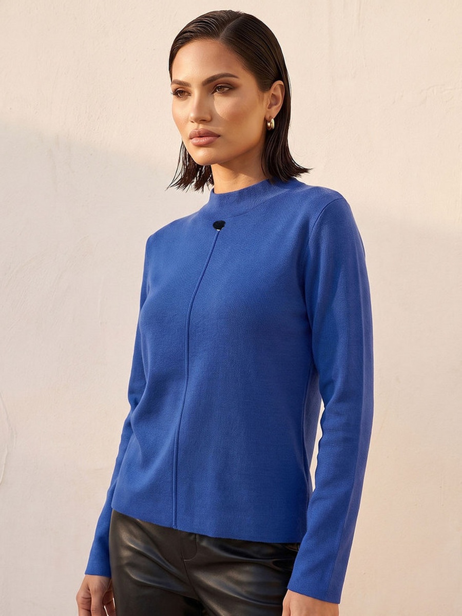Textured Crew Neck Sweater