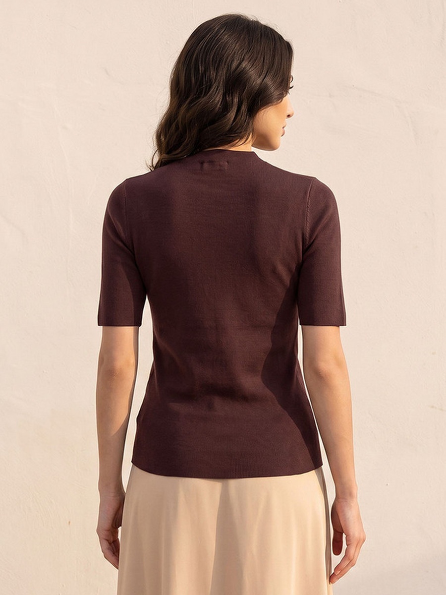 Ribbed Crew Neck Sweater