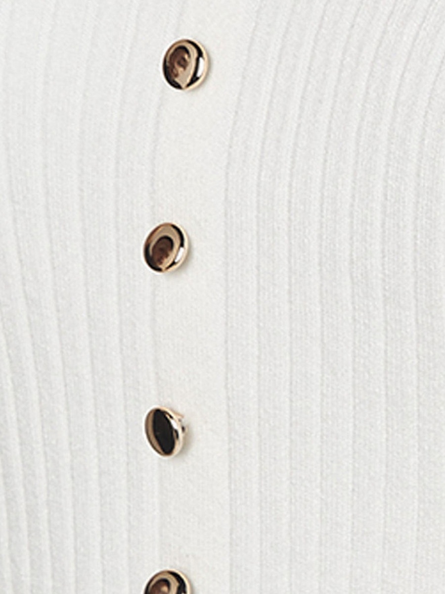 Ribbed V Neck Sweater