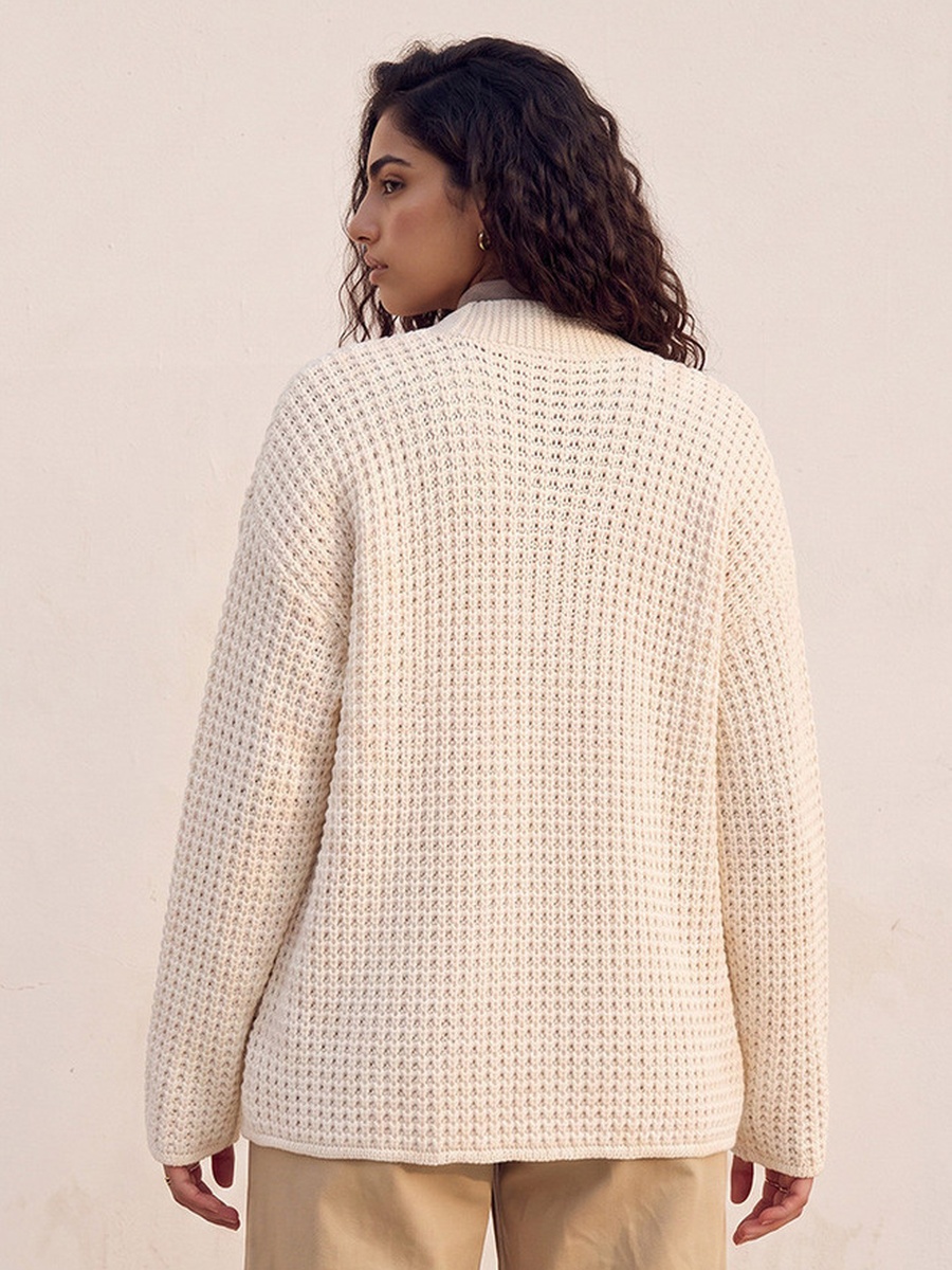 Textured Cardigan