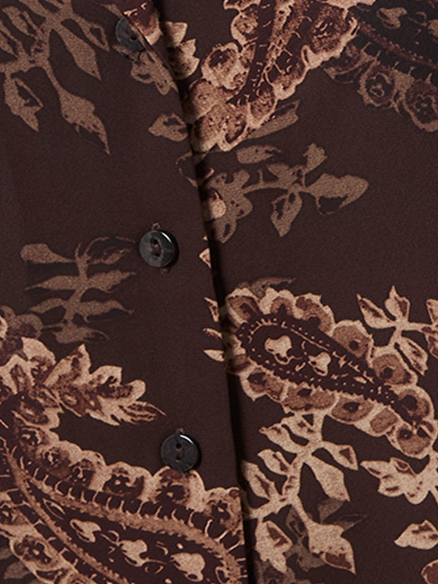 Shirt with Paisley Print