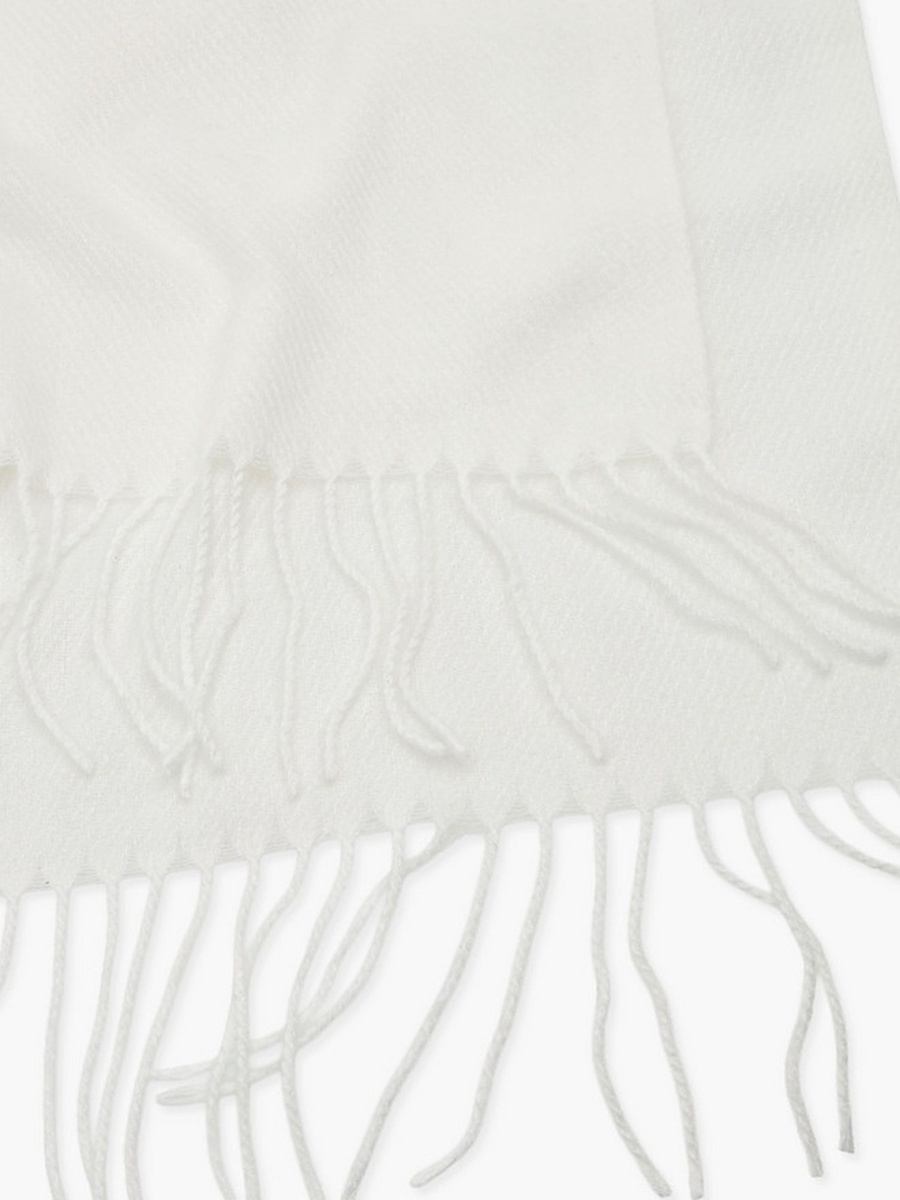 Square Scarf with Fringe Detail