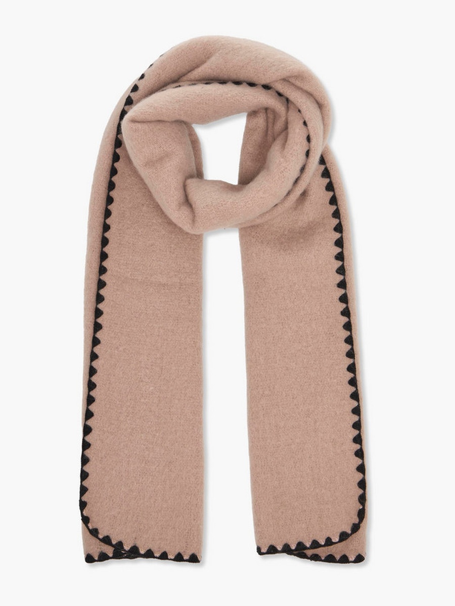 Scarf with Stitch Detail
