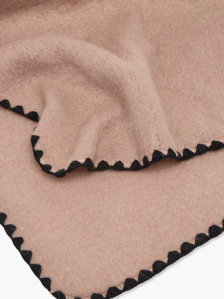 Scarf with Stitch Detail