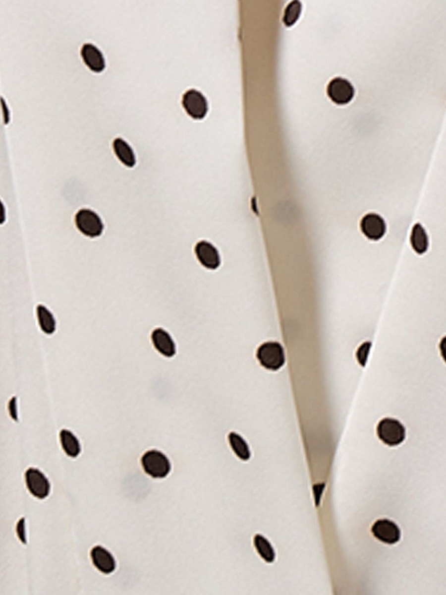 Polka Dot Print Robe