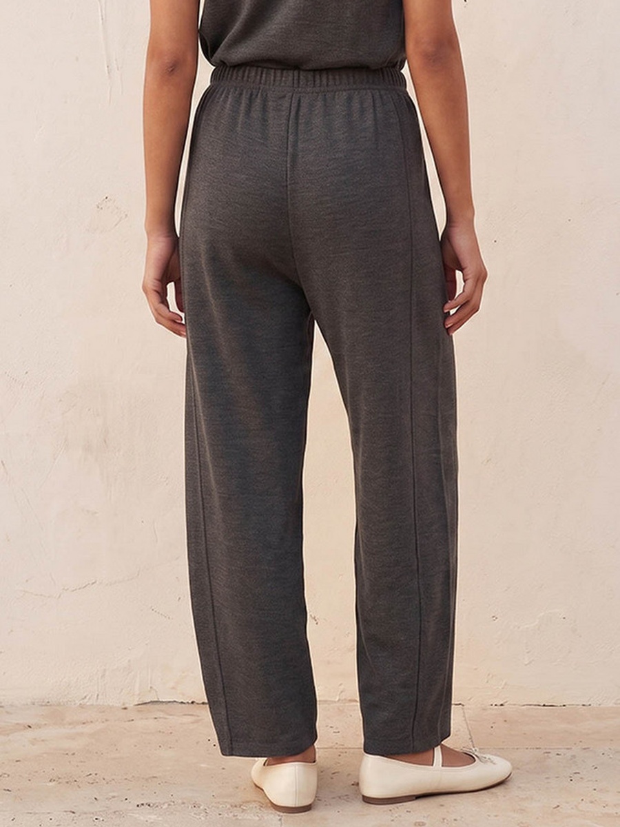 Barrel Fit Elasticated Waist Pants