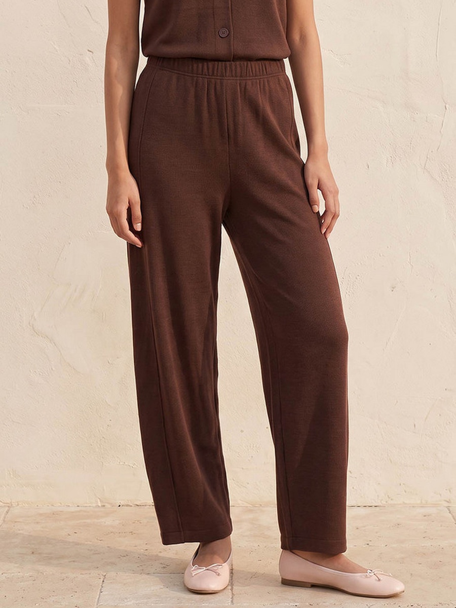 Barrel Fit Elasticated Waist Pants