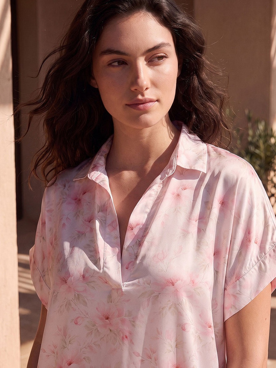 Floral Print Night Dress