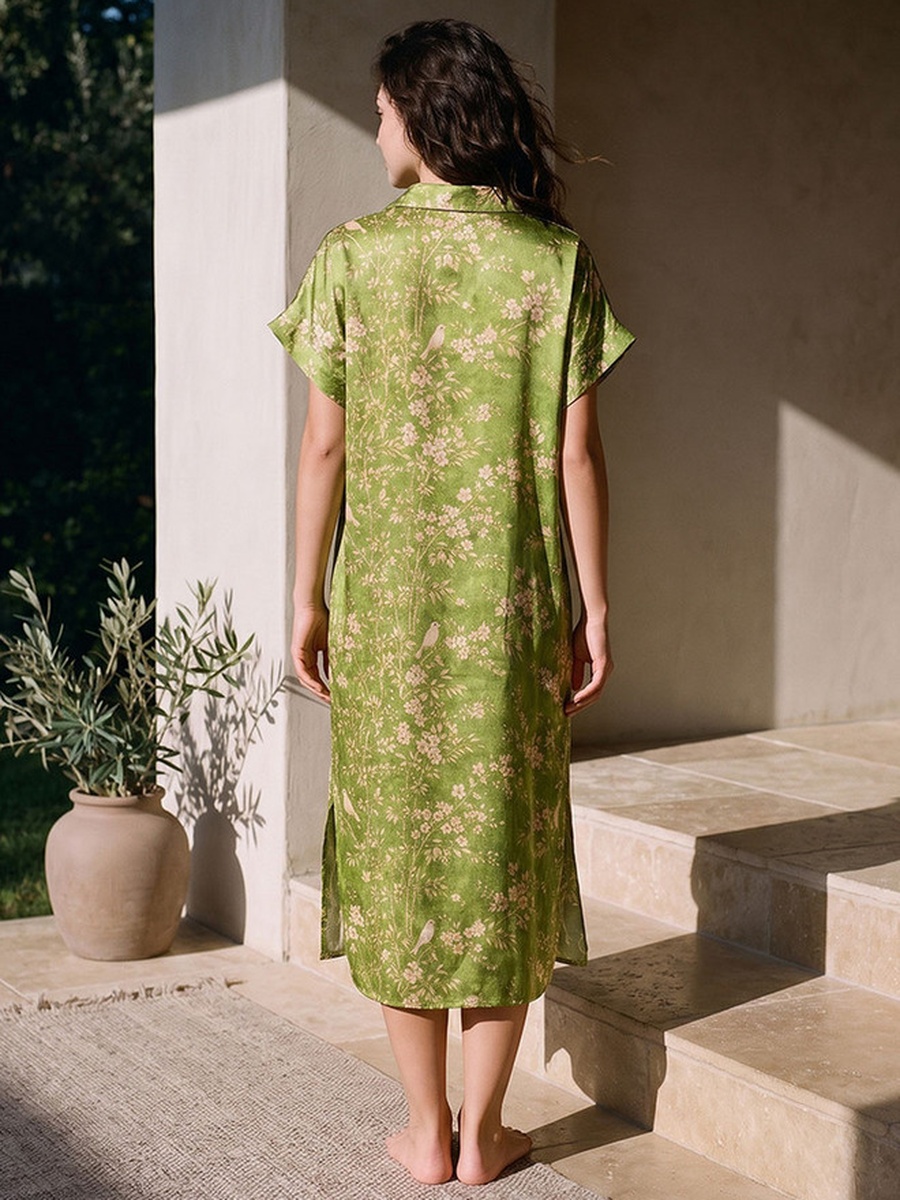 Floral Print Night Dress