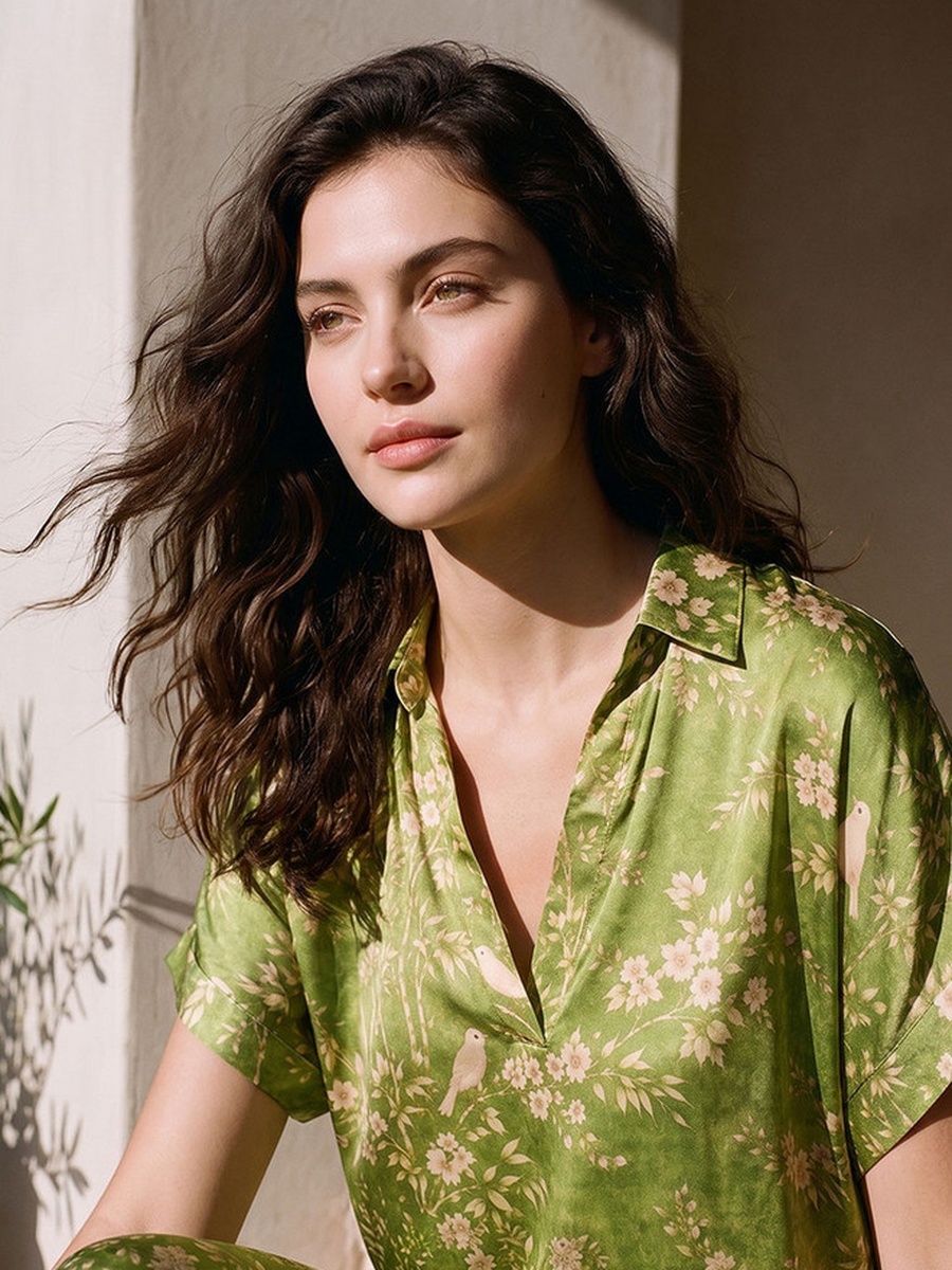Floral Print Night Dress