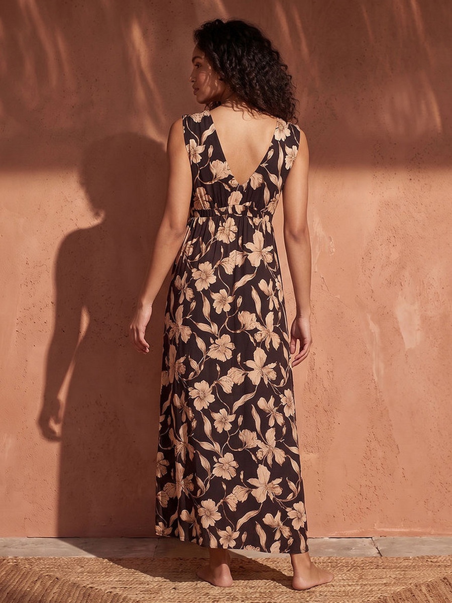 Floral Print Night Gown