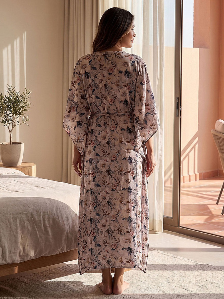 Floral Print Night Gown