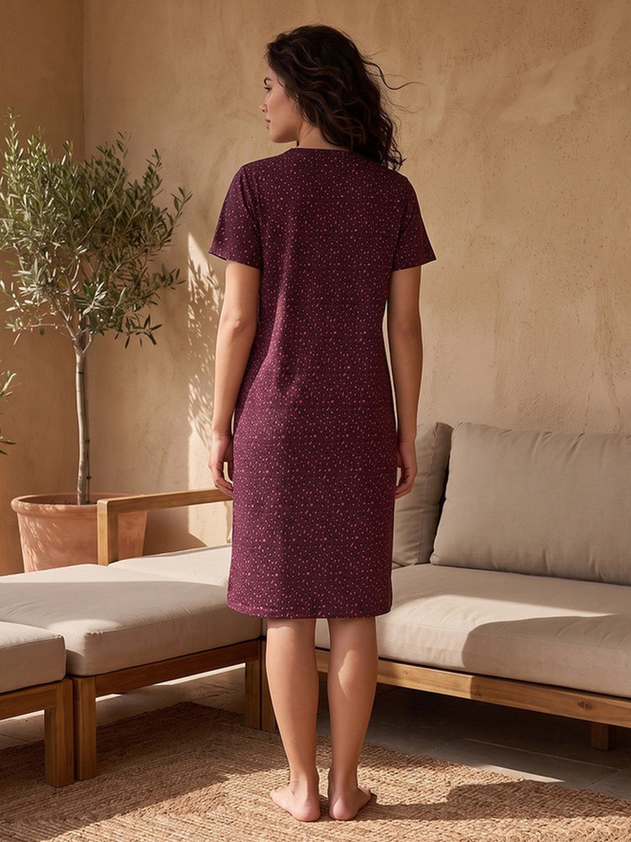 Cotton Printed Night Dress